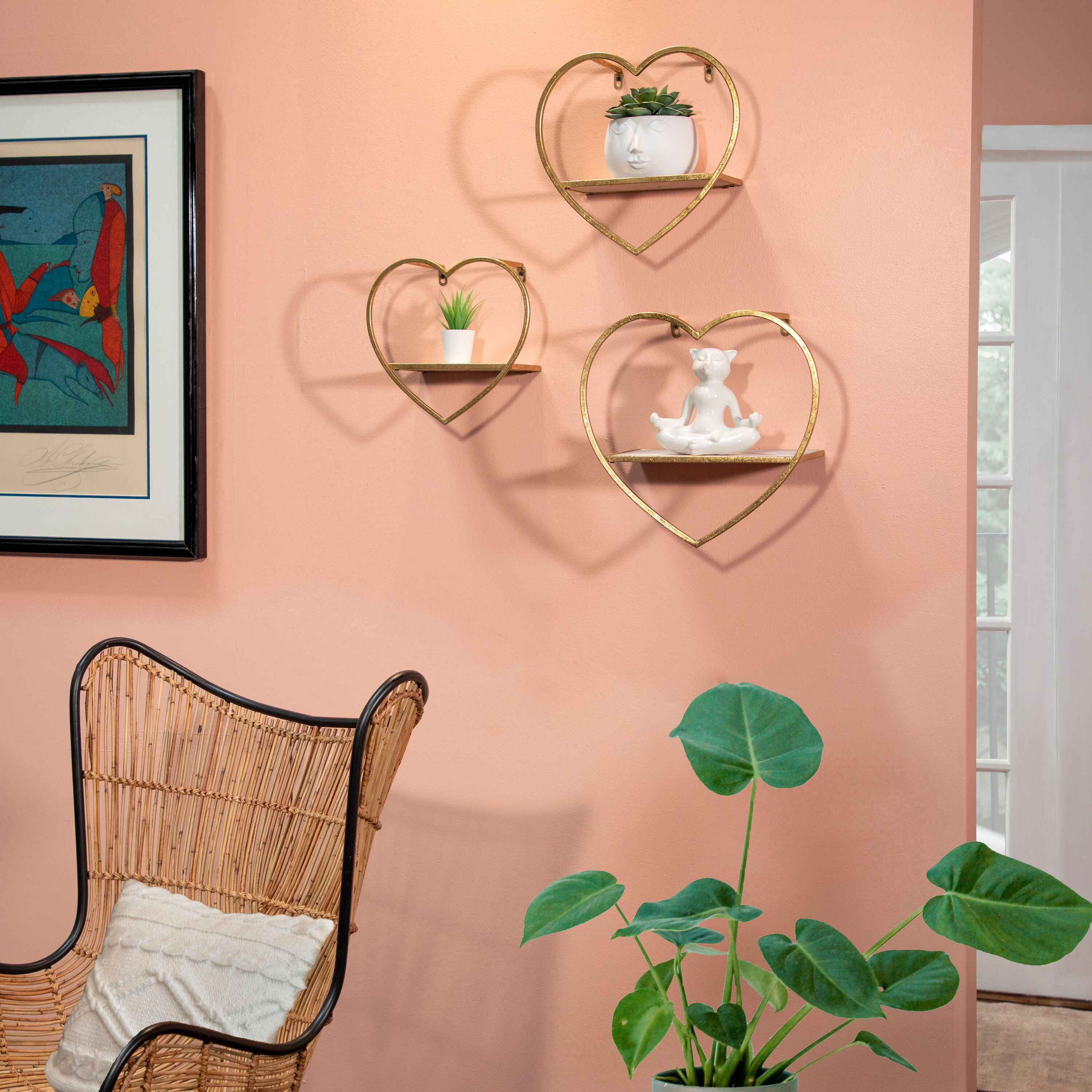 Sagebrook Home 14960-02 Round 7-in W x 4-in H White Ceramic Indoor/Outdoor Planter