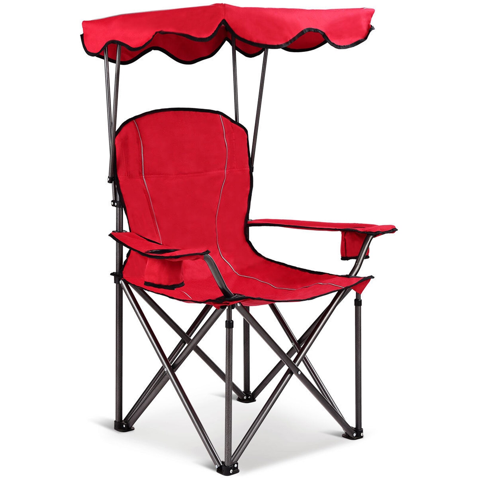 WELLFOR DOJ3640RE Beach-Camping-Chairs - View #9