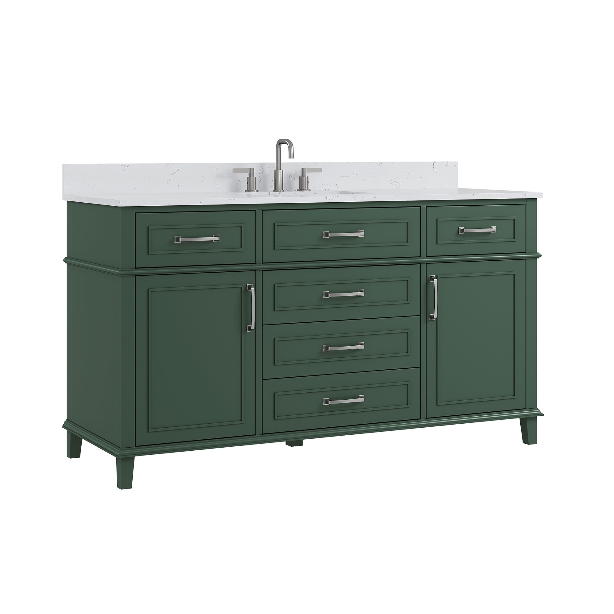 DELUXE LIVING V24026-60SG Bath-Vanity-Combo - View #3