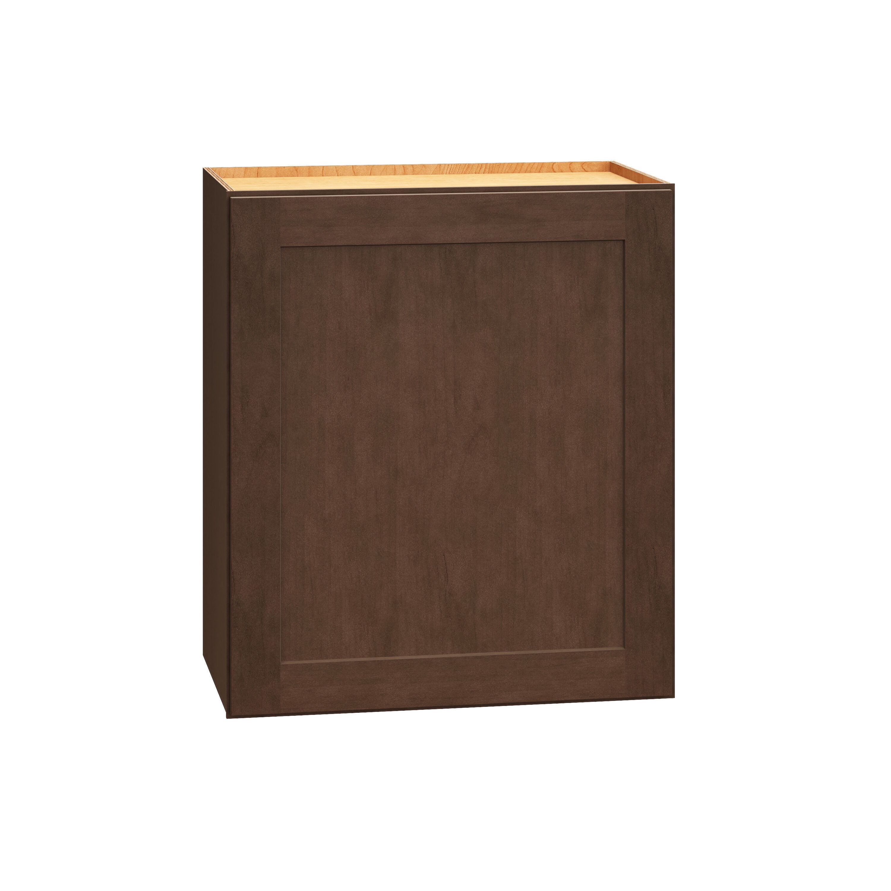 Diamond Express Jamestown 24-in W x 30-in H x 12-in D Thatch Partial Overlay Wall Fully Assembled Plywood Cabinet (Recessed Panel Shaker Door Style)