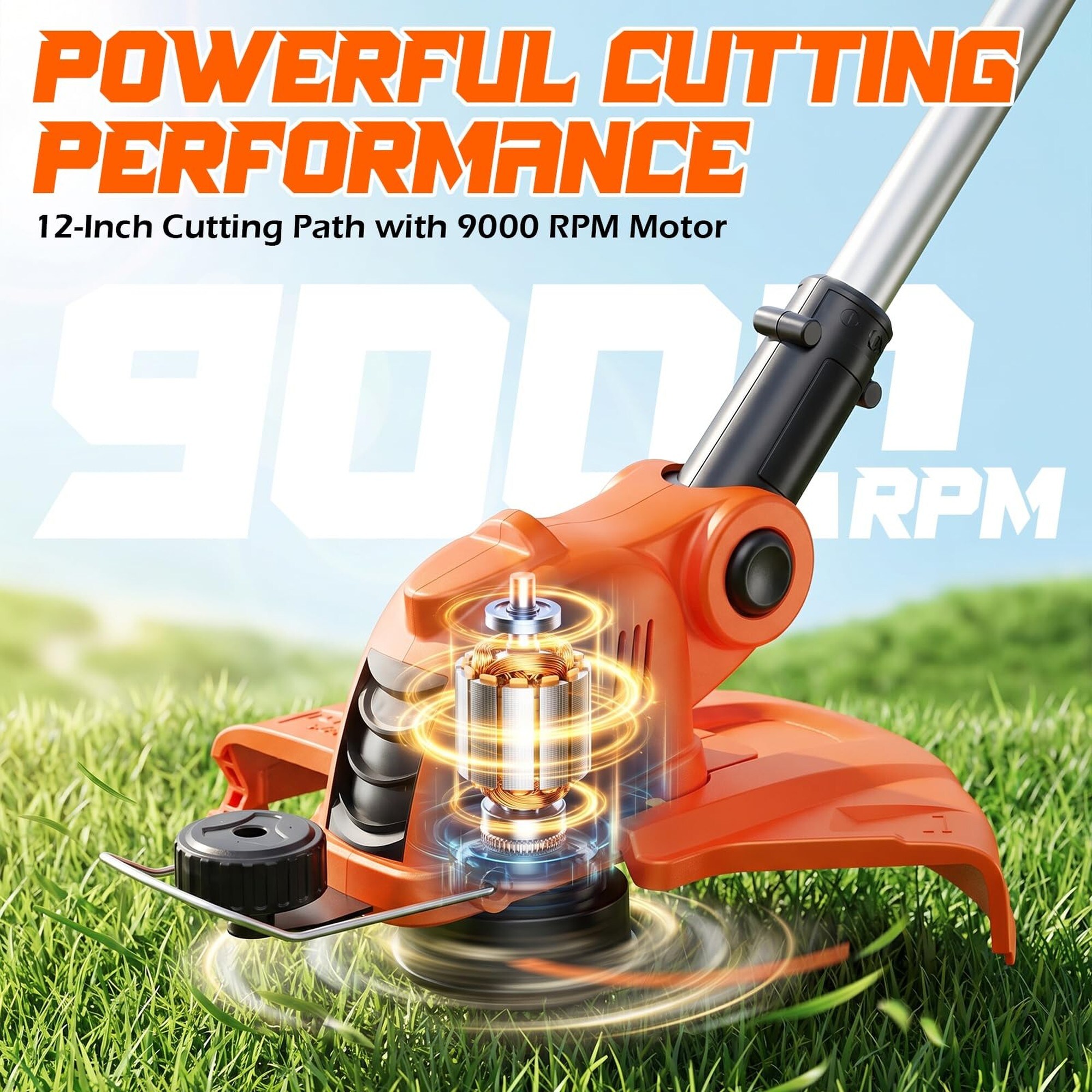 Numhew NHWILL14613 Cordless-String-Trimmers - View #3