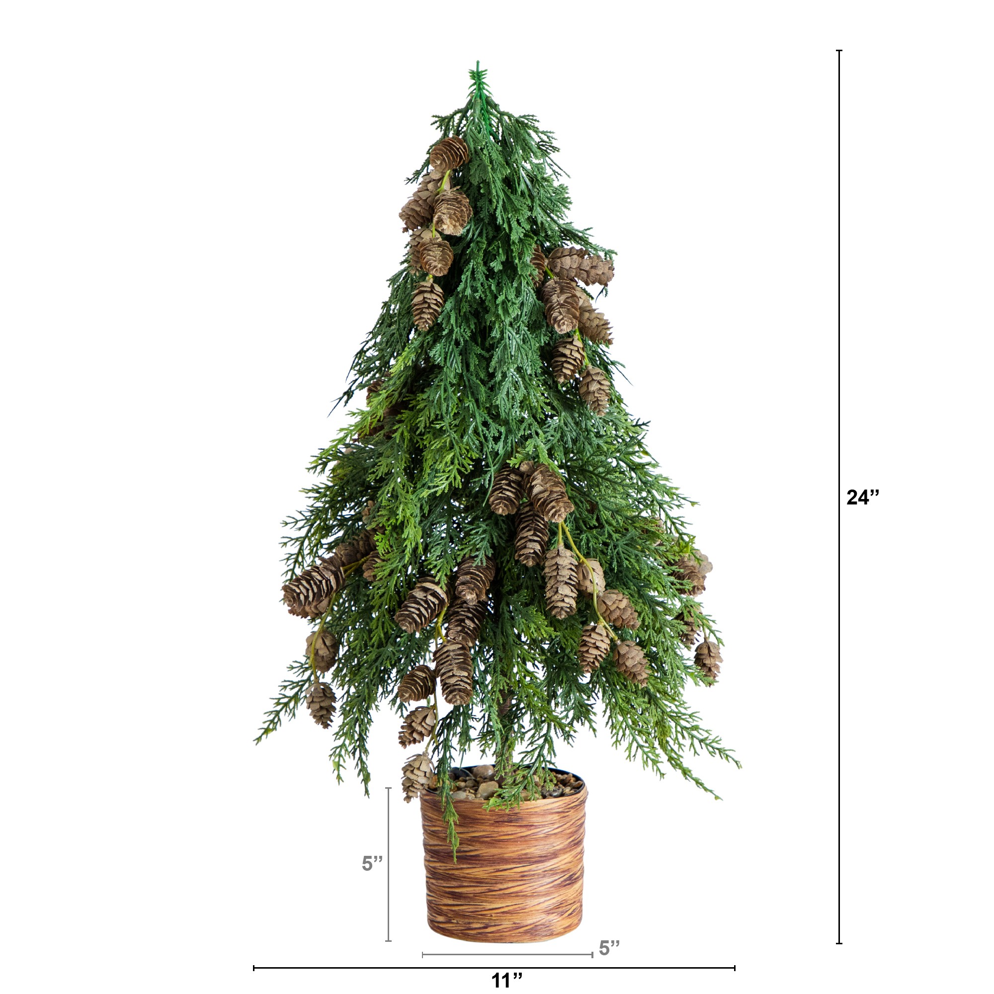 Nearly Natural T5387 Artificial-Christmas-Trees - View #2