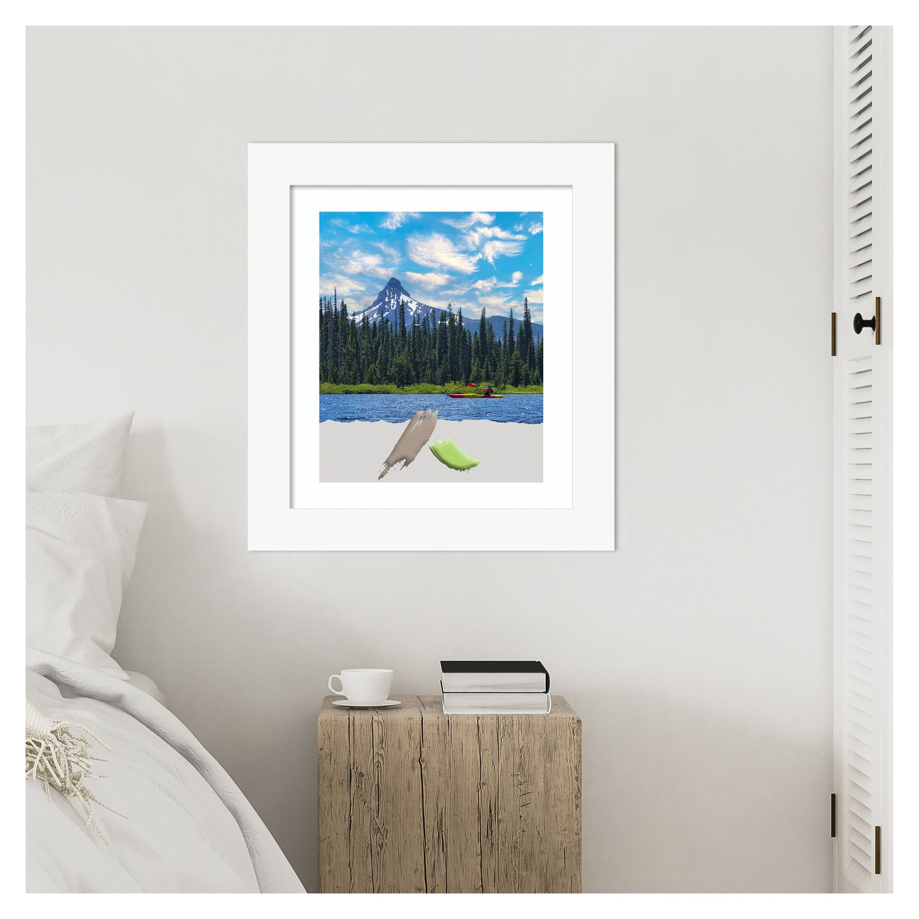 Classic White Wood Wall Picture Frame 16x20