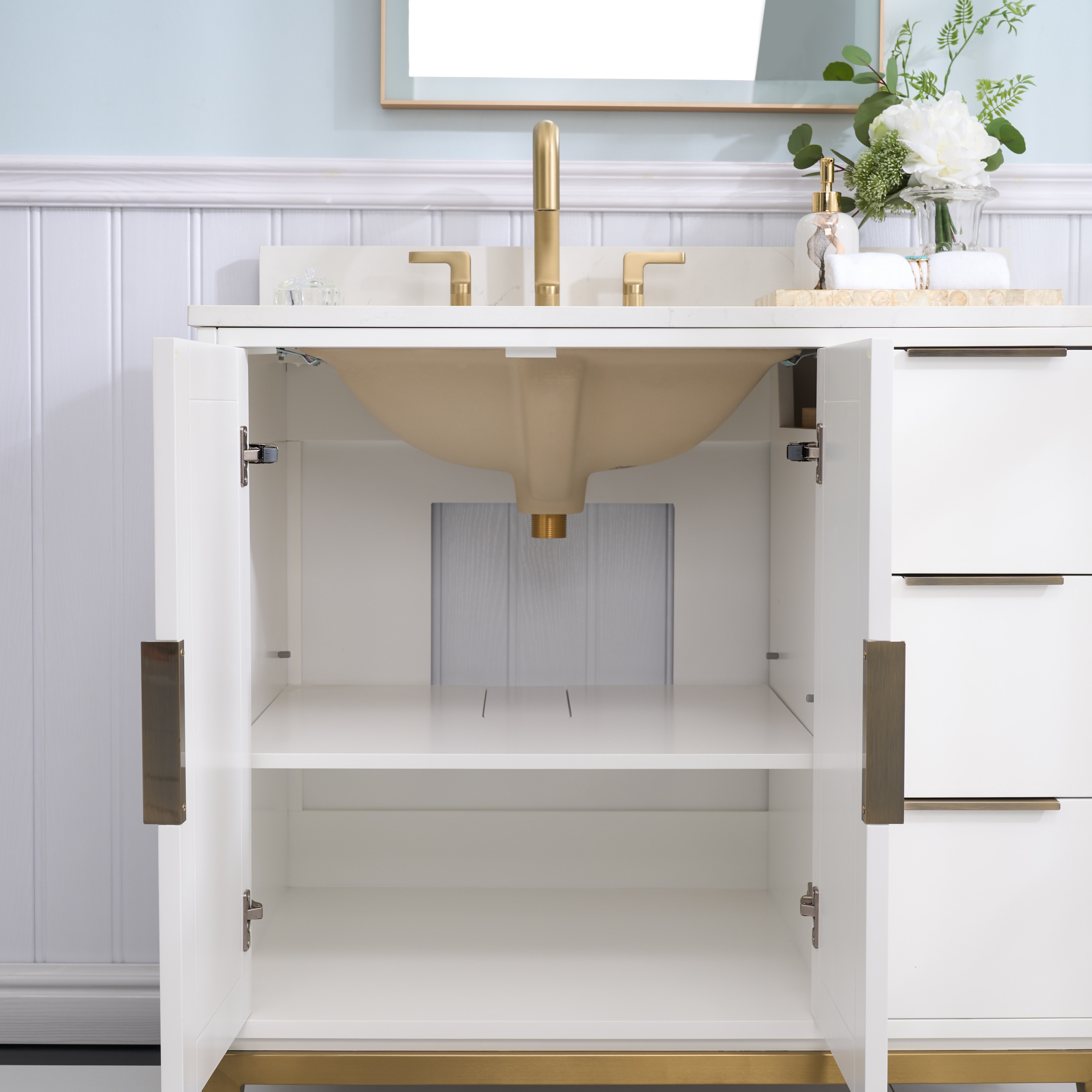 WELLFOR VEX-36LGY Bath-Vanity-Combo - View #7