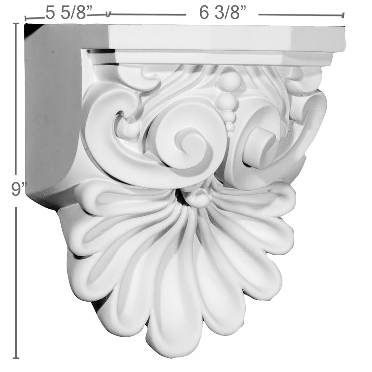 Ekena Millwork COR06X05X09QU corbels - View #2