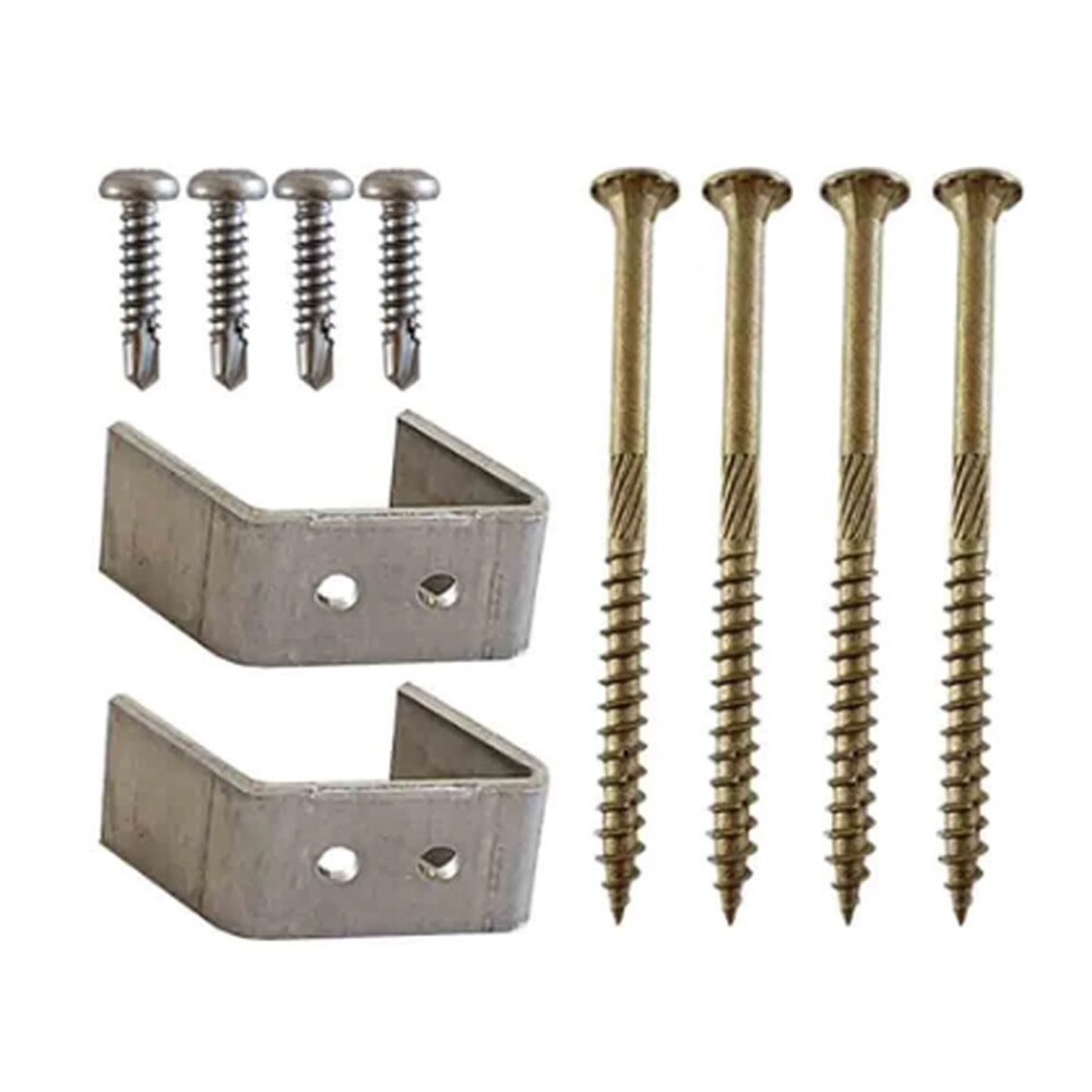 TimberTech Impression Rail Express 2-1/2-in Black Aluminum Rail bracket ...