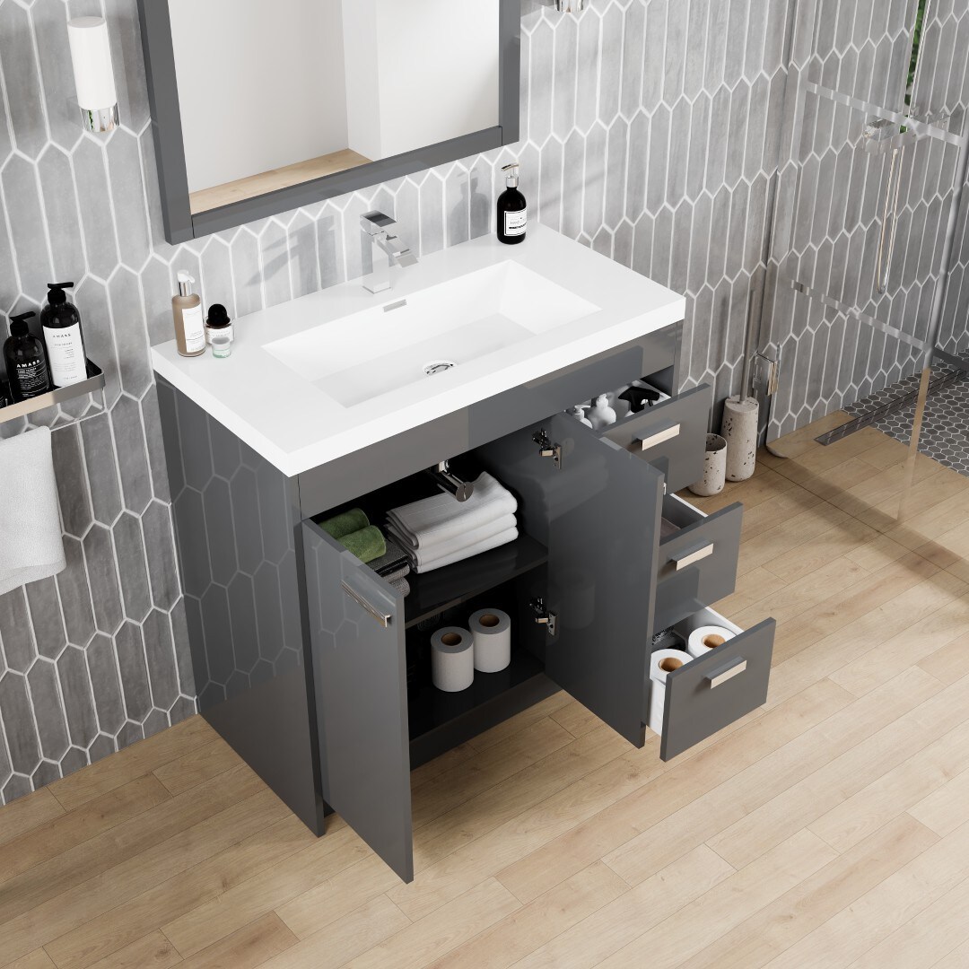 Eviva EVVN900-8-36GR Bath-Vanity-Combo - View #4