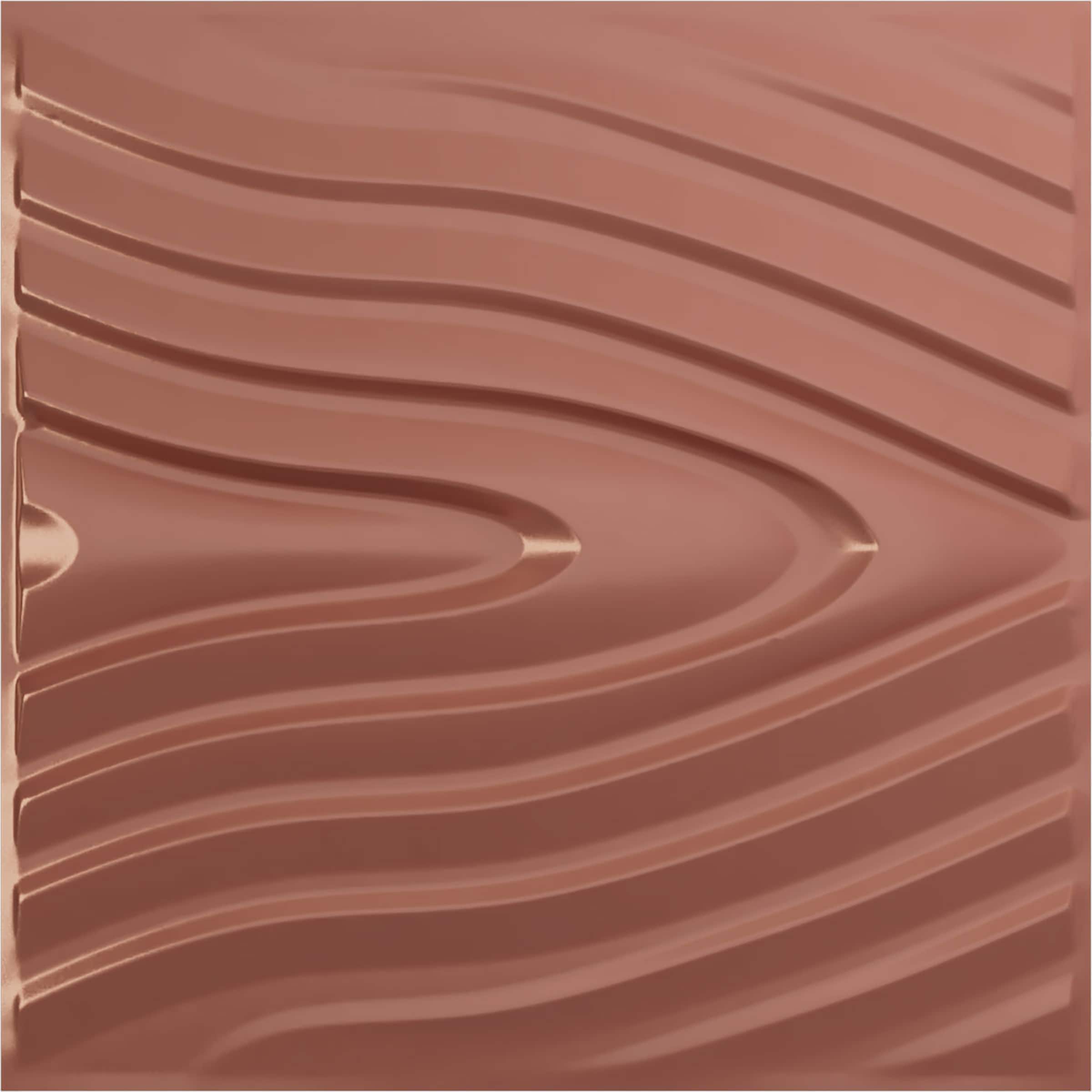 Ekena Millwork WP20X20KHFCP 19-5/8-in x 19-5/8-in Embossed Paintable/Stainable Pink PVC Abstract Wall Panel ( 2.67-sq ft )