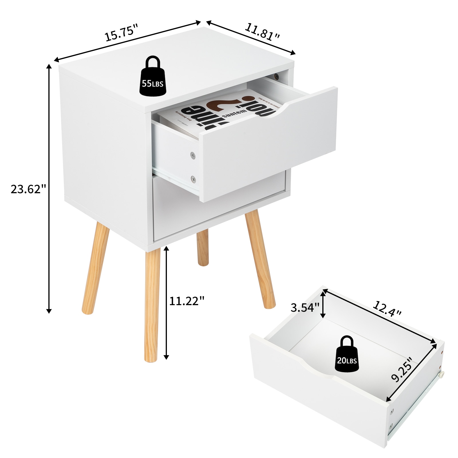 Winado LO1G52001371 nightstands - View #6