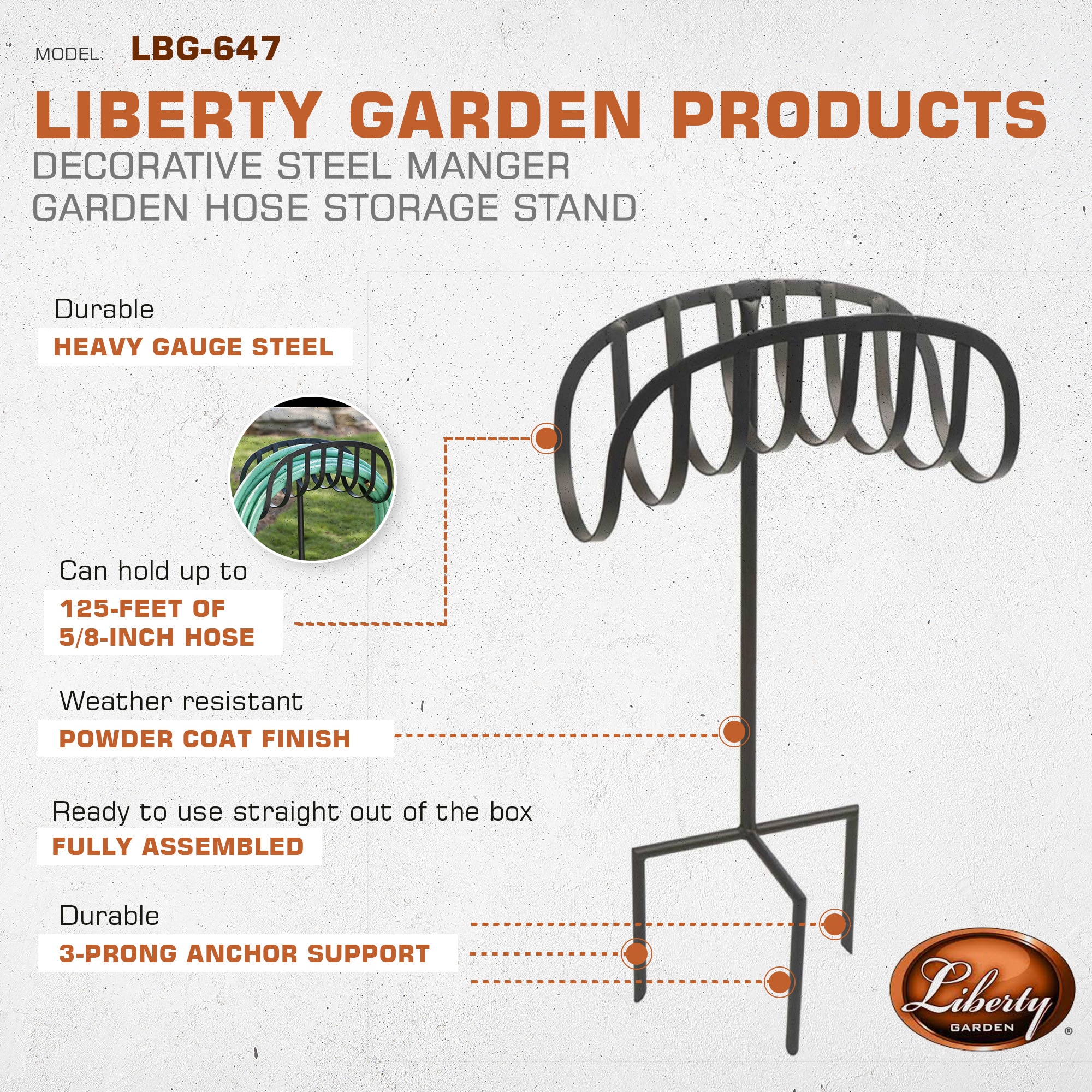 Liberty Garden 105165 Hose-Reels - View #2