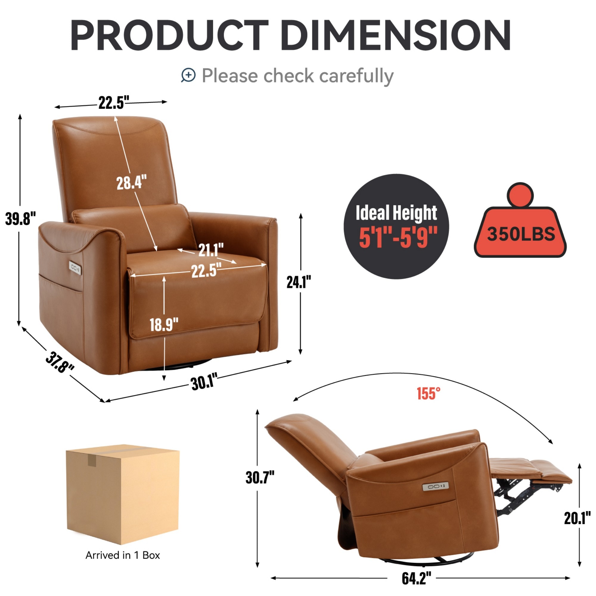 Clihome CL-CO95953 recliners - View #4