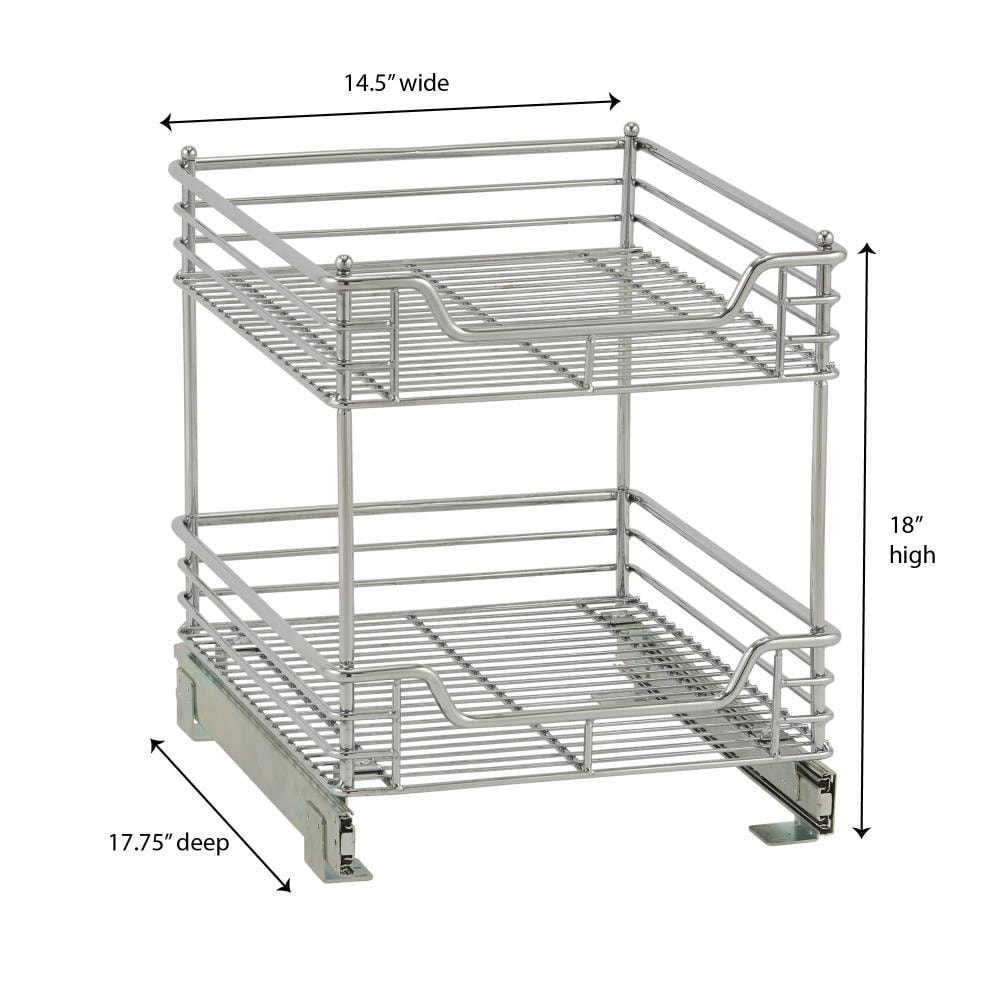 Household Essentials Cabinet-mount Pull-out Sliding Shelf Kit in the ...
