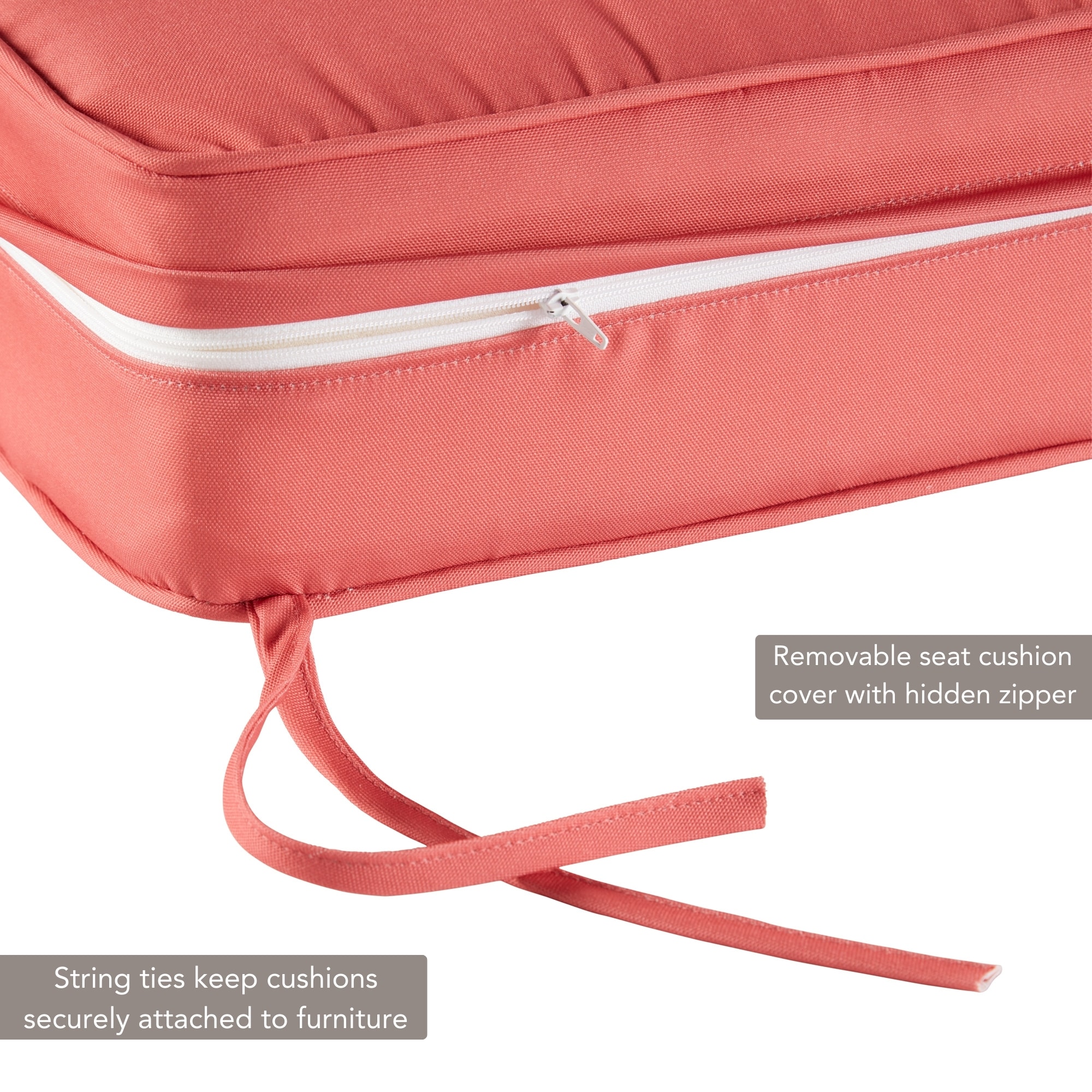Greendale Home Fashions OC7820-CORAL Patio-Furniture-Cushions - View #4