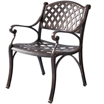 2 Oil Rubbed Bronze Metal Frame, Antique Bronze Dining Chairs