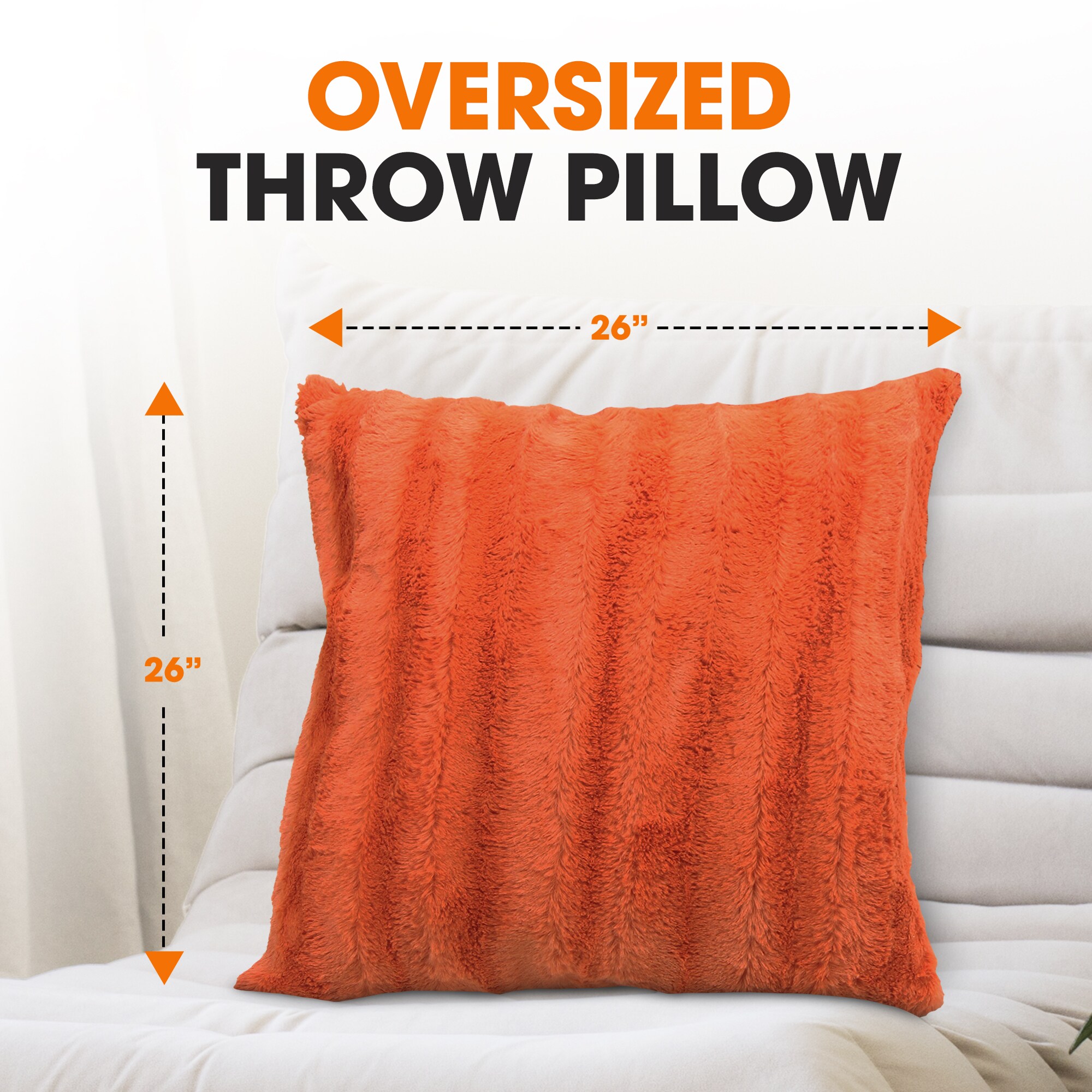 Cheer Collection CC-FFPL2PK-26X26-RST Accent-Pillows - View #2