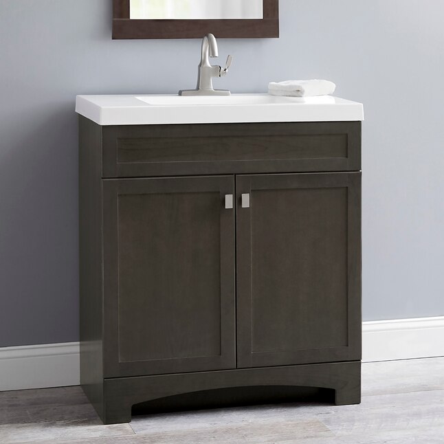 Heirloom Single Sink Bathroom Vanity, 30 Inch Wide Bathroom Vanity With Top