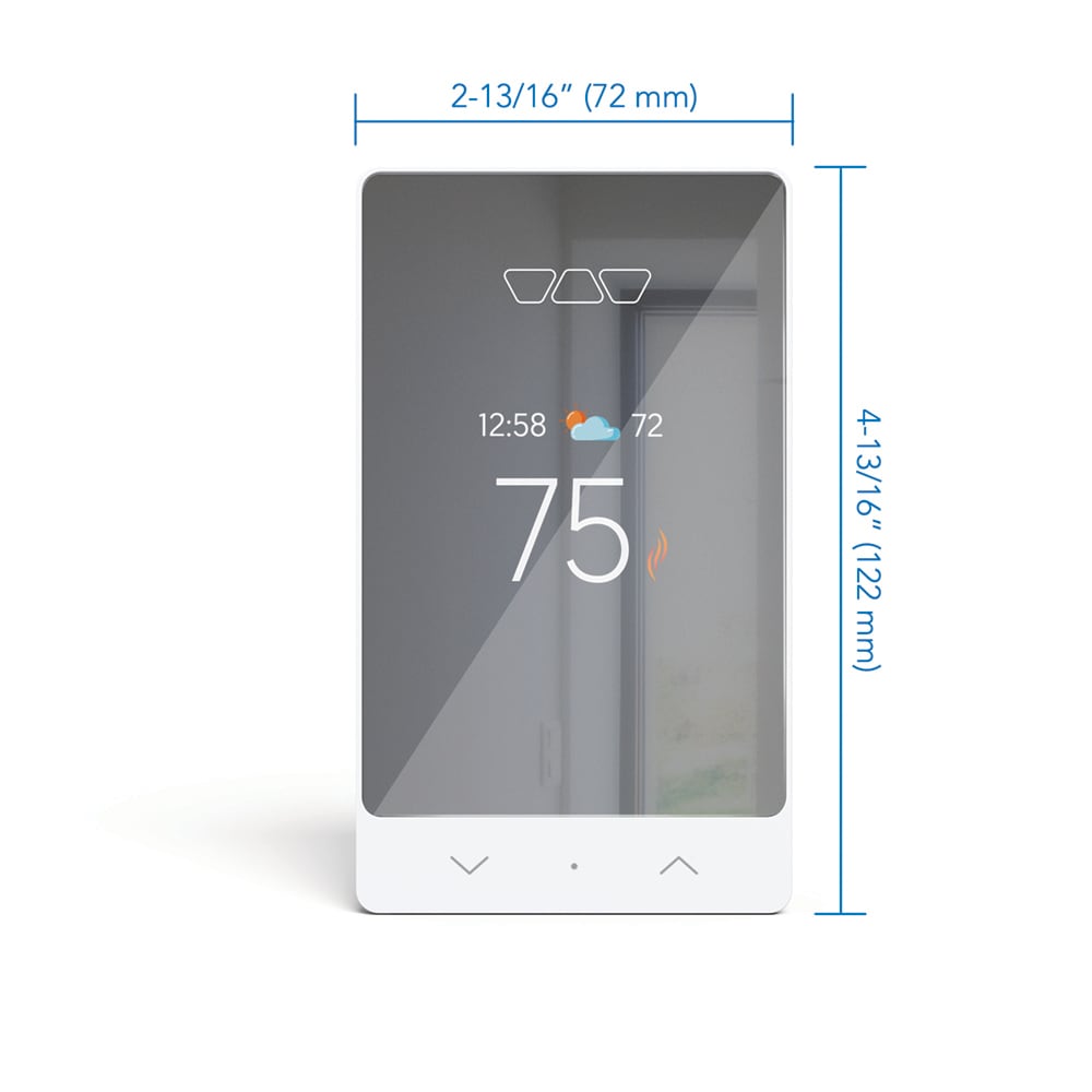 Programmable Thermostat for Radiant Underfloor Heating,  Dual-Voltage(120/240v), Dual Sensing(Air and Floor Sensor) Built-in Class A  GFCI White