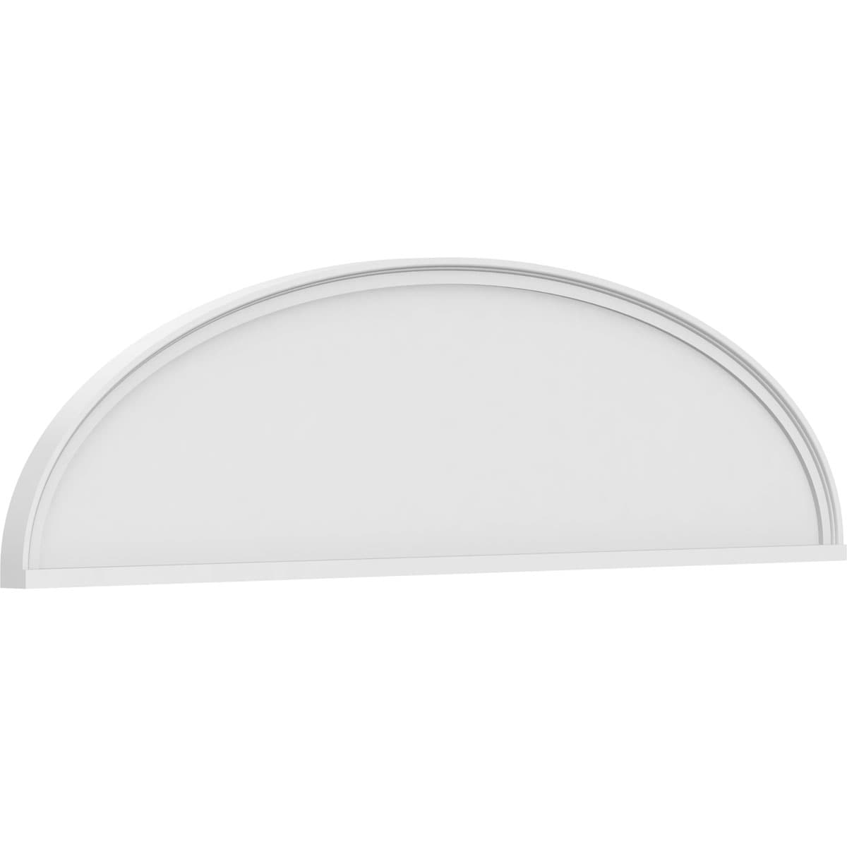 Ekena Millwork PEDPS068X180ELL00 68-Inches W x 18-Inches L PVC Pediment