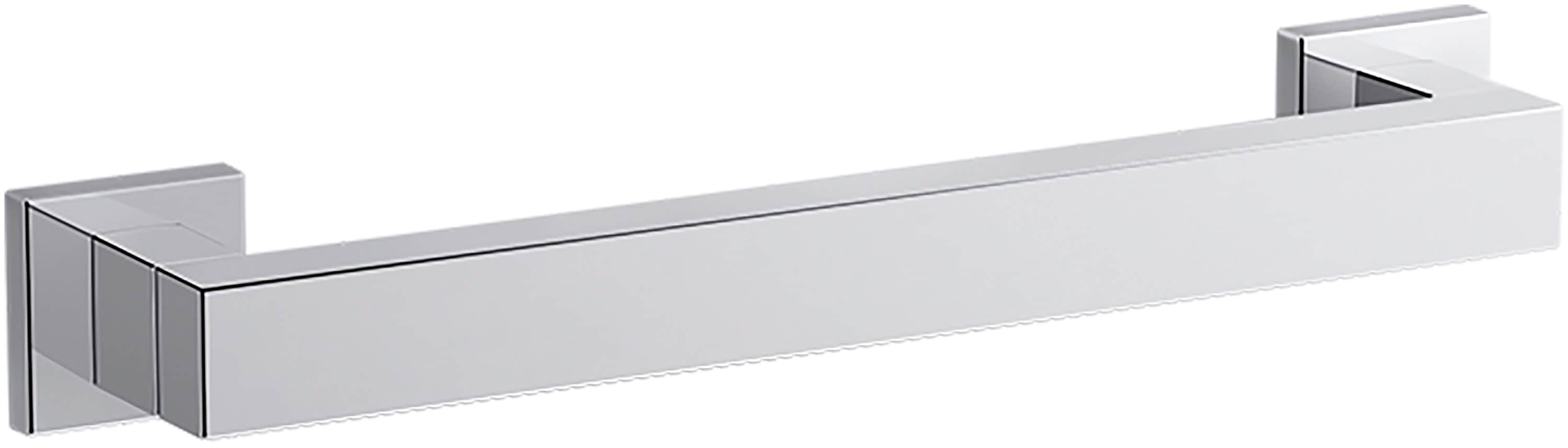 KOHLER Square 12-in Polished Chrome Wall Mount ADA Compliant Grab Bar ...