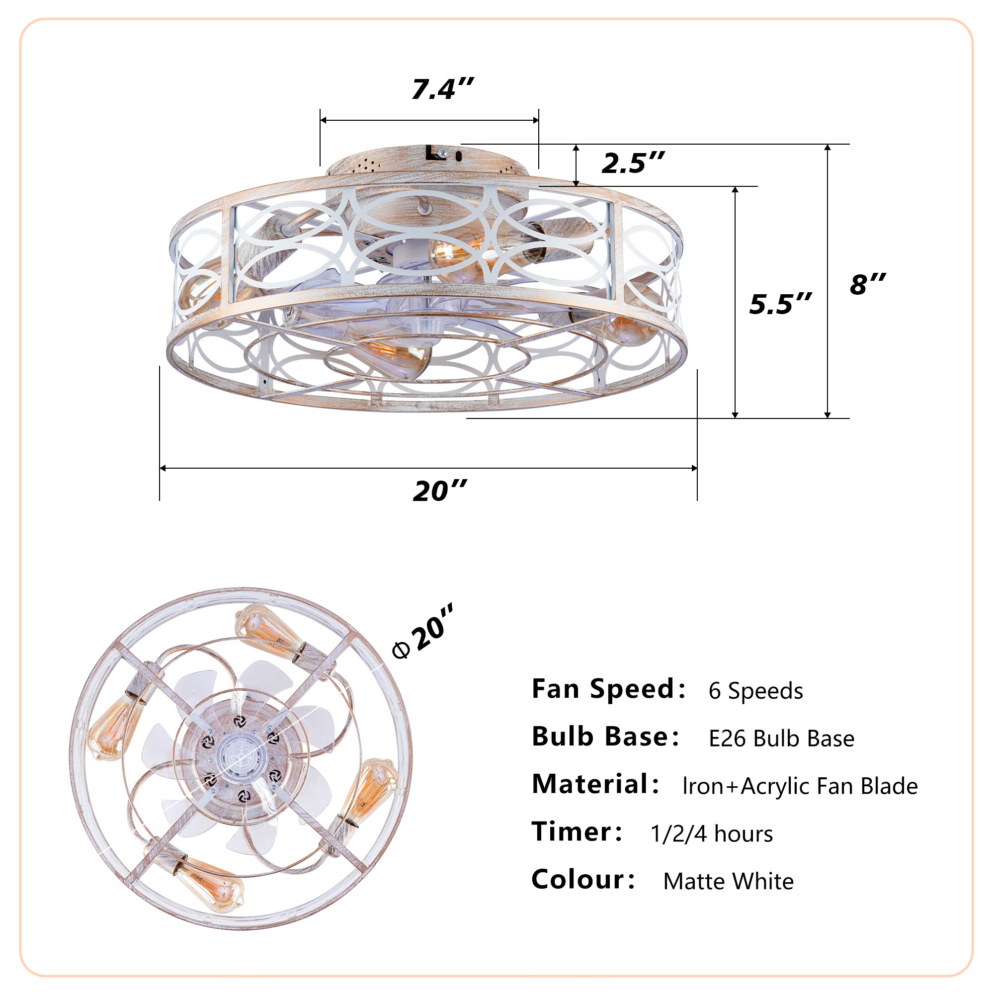 LUXEYARD DS-X-226-FANNN23 Ceiling-Fans - View #4