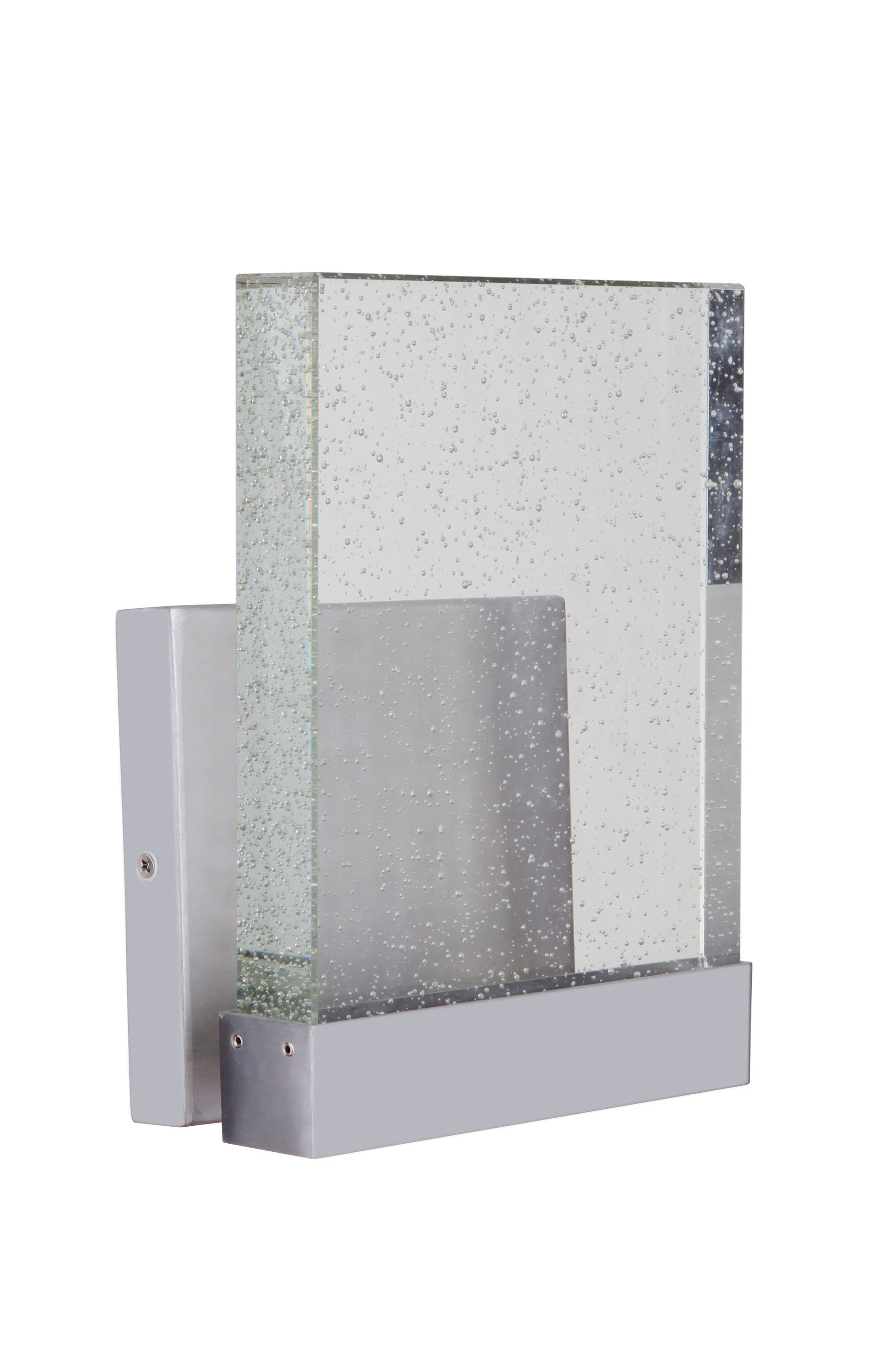 Craftmade ZA1220-SA-LED Aria II 9.38-in H Satin Nickel Hardwired Integrated LED Outdoor Wall Light