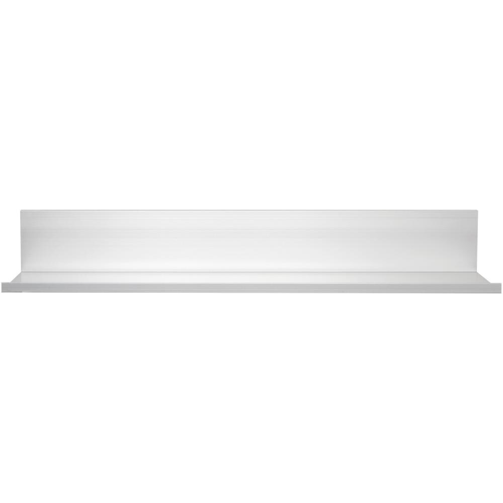Hangman L-18-C Silver Metal Floating Shelf 17.87-in L x 4.625-in D Decorative Shelf