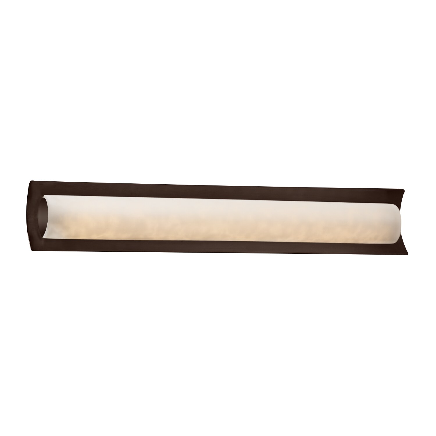 Justice Design Group CLD-8635-DBRZ Clouds 30-in 1-Light Dark Bronze LED Transitional Vanity Light