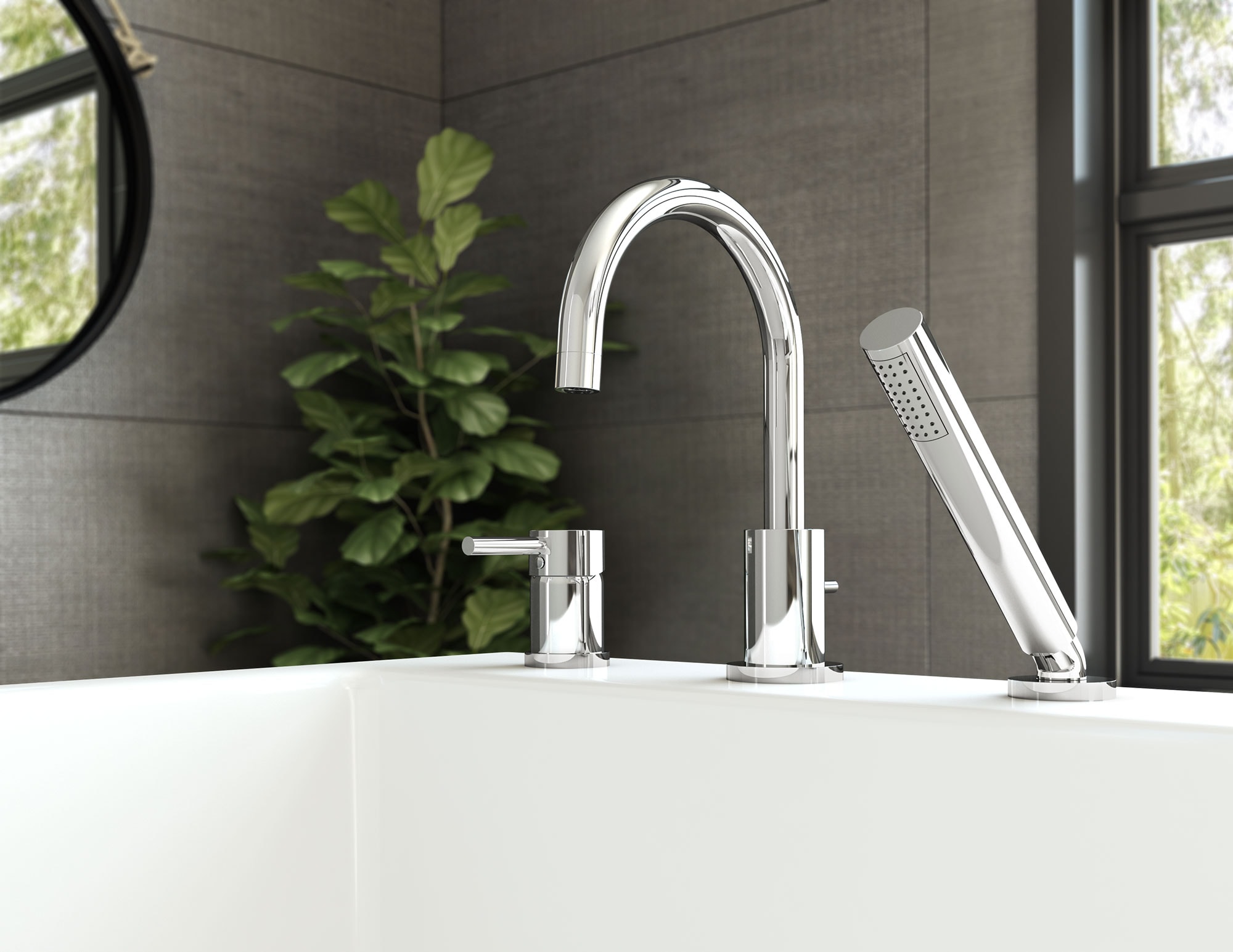 Belanger DEL43CCP Roman-Tub-Faucets - View #2
