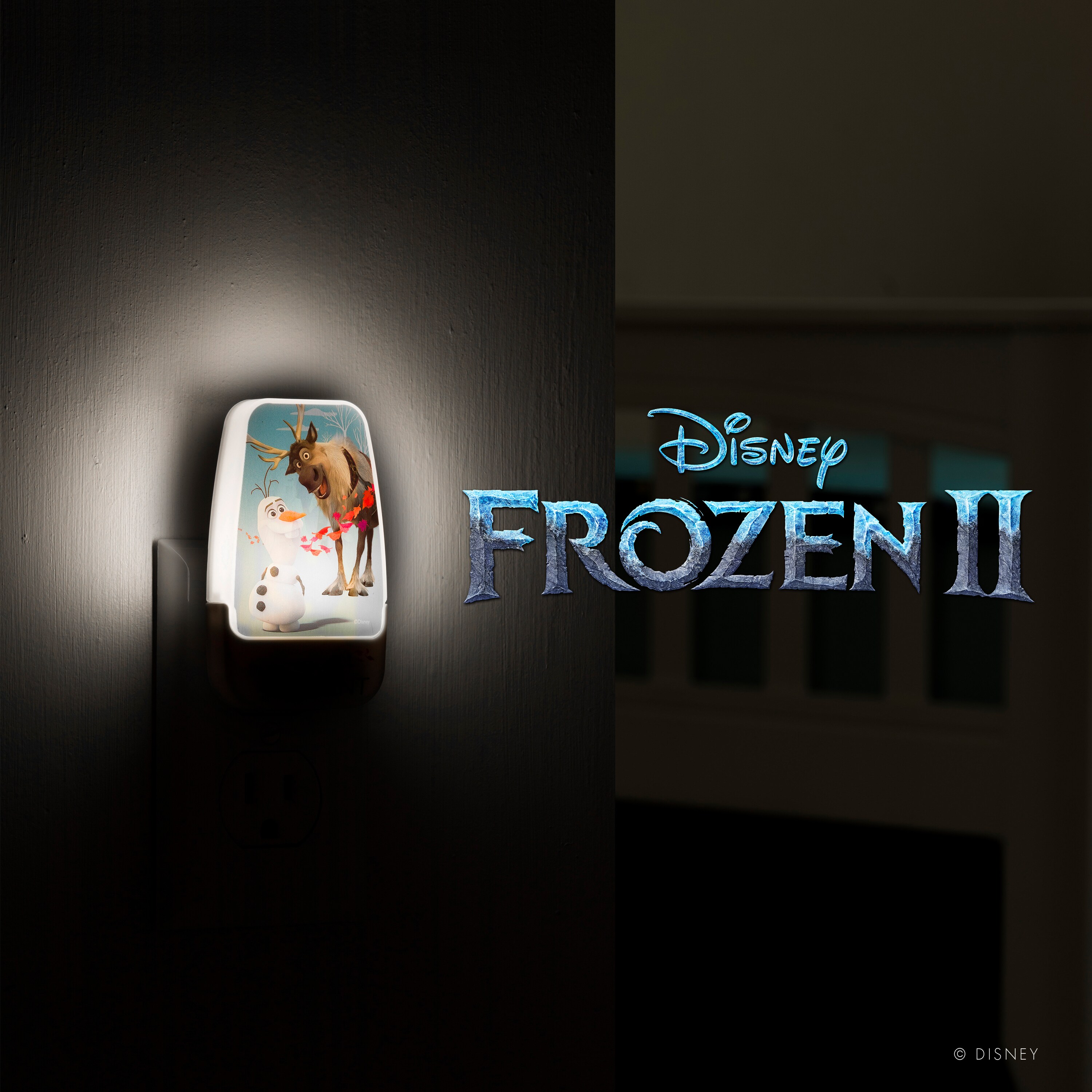 Disney Frozen White Auto On/Off Night Light Lowes.com