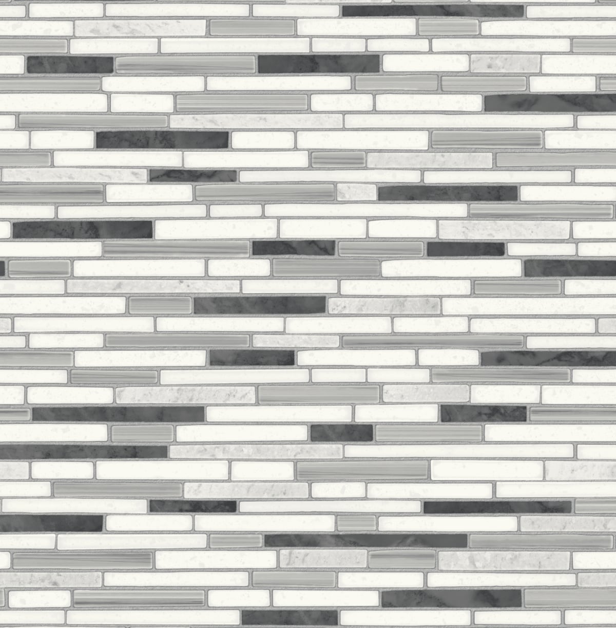 NextWall NW38410 30.75-Sq. Feet Wrought Iron and Grey Vinyl Tile Self-adhesive Peel and Stick Wallpaper