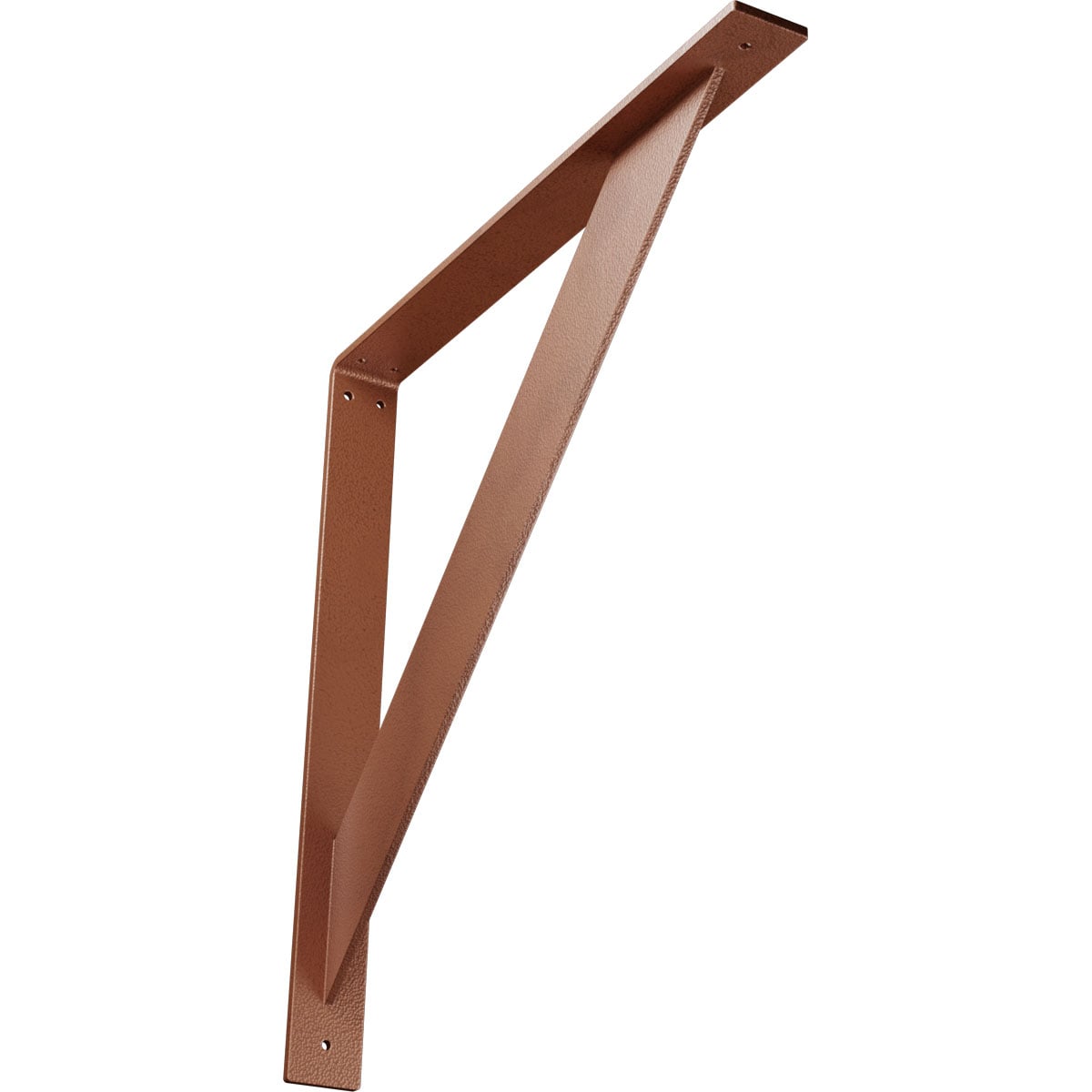 Ekena Millwork Traditional 20-in x 2-in x 20-in Copper Steel Countertop  Support Bracket in the Angles, Brackets & Braces department at