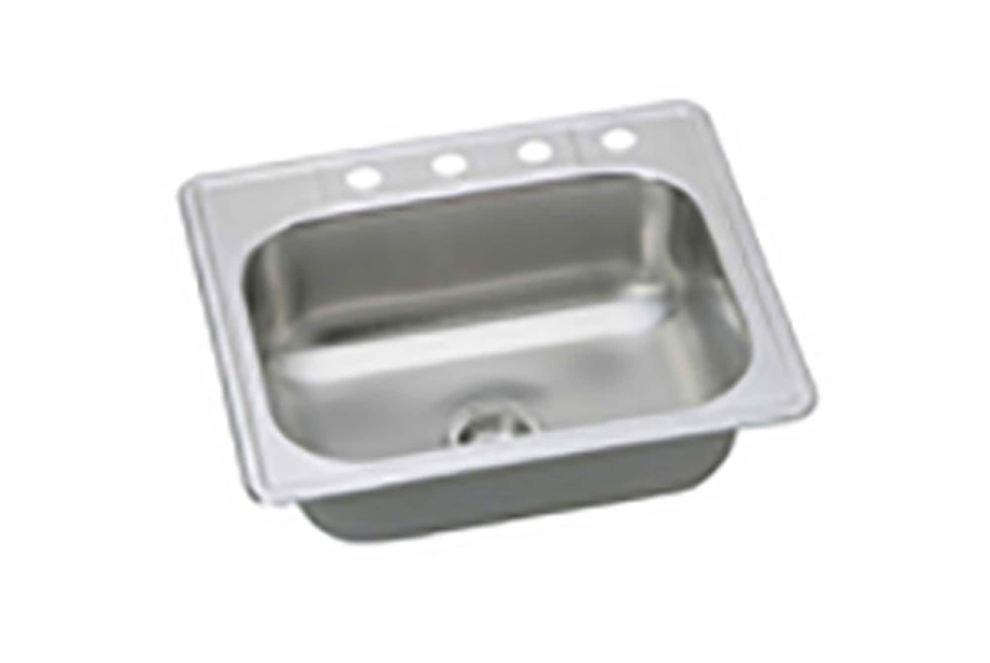 PROFLO PFSR252271A Drop-in 25-in x 22.06-in Stainless steel Single bowl 20 -Gauge Kitchen Sink