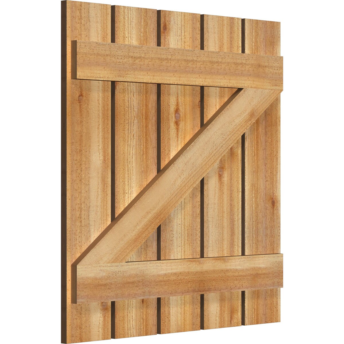 Ekena Millwork RBS06Z29X030RWR Exterior-Shutters - View #2