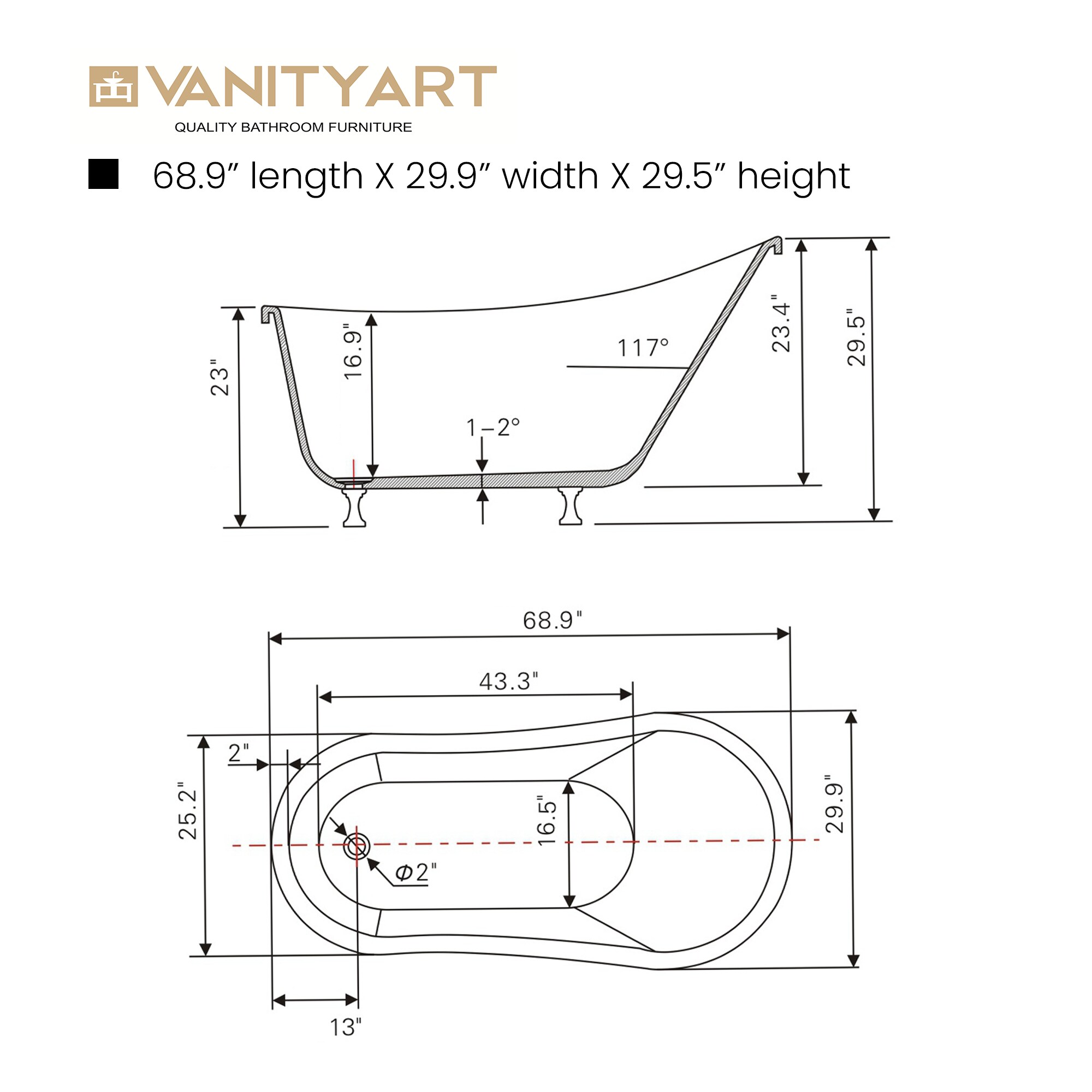 Vanity Art VA6310-L bathtubs - View #11