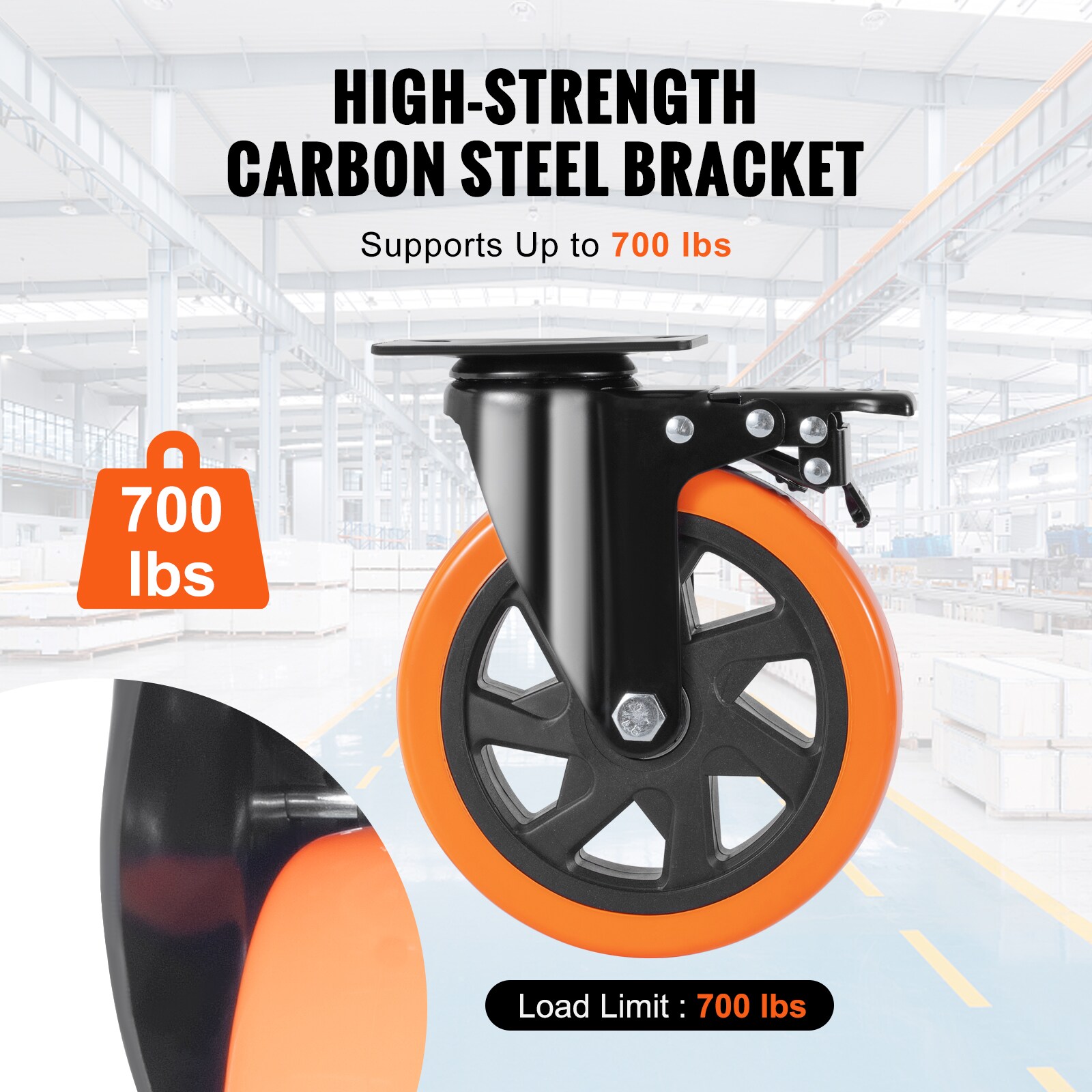 VEVOR SCPBJLCSJAZ401140V0 casters - View #4