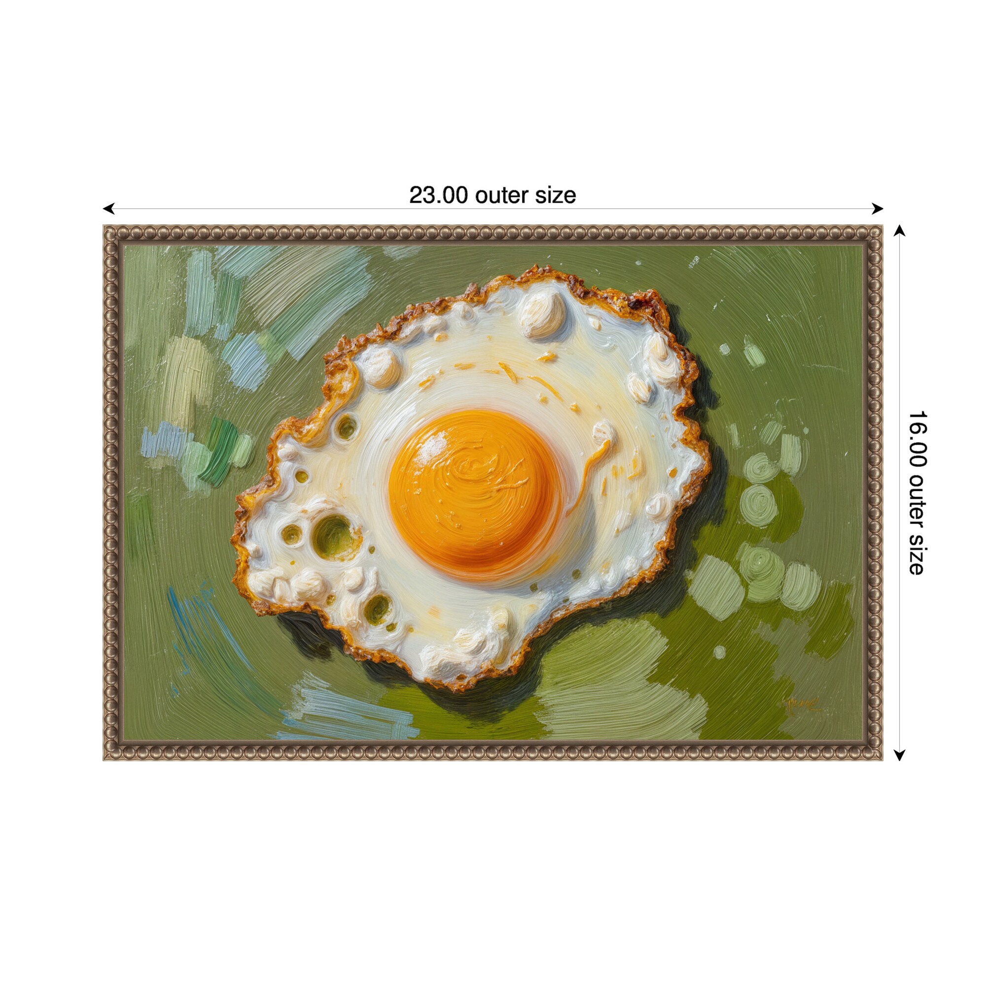 Amanti Art Scrambled Eggs by Sunny Kitchen Morning Mood Framed Canvas ...