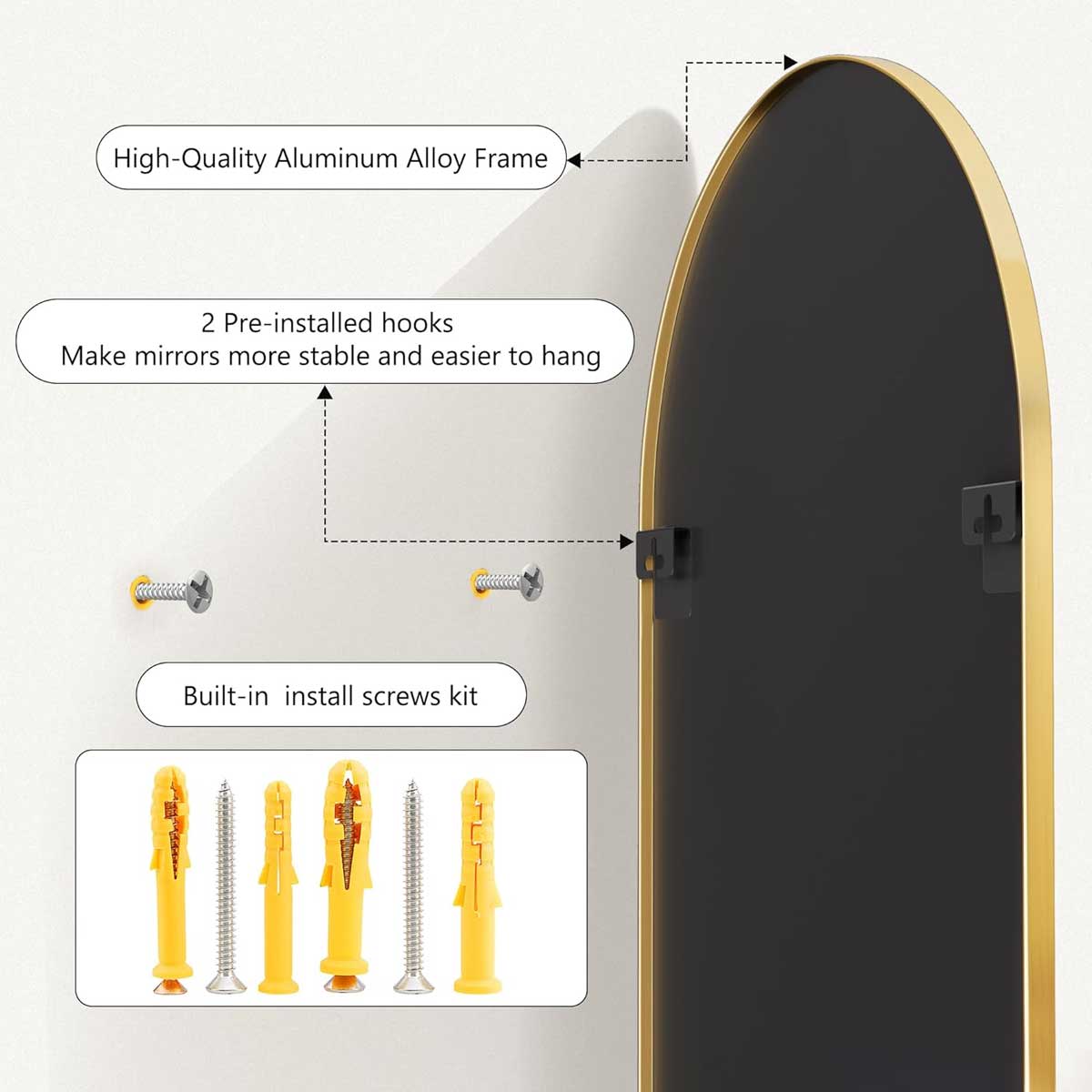 Aoibox LABDM2921 Decor-Mirrors - View #8