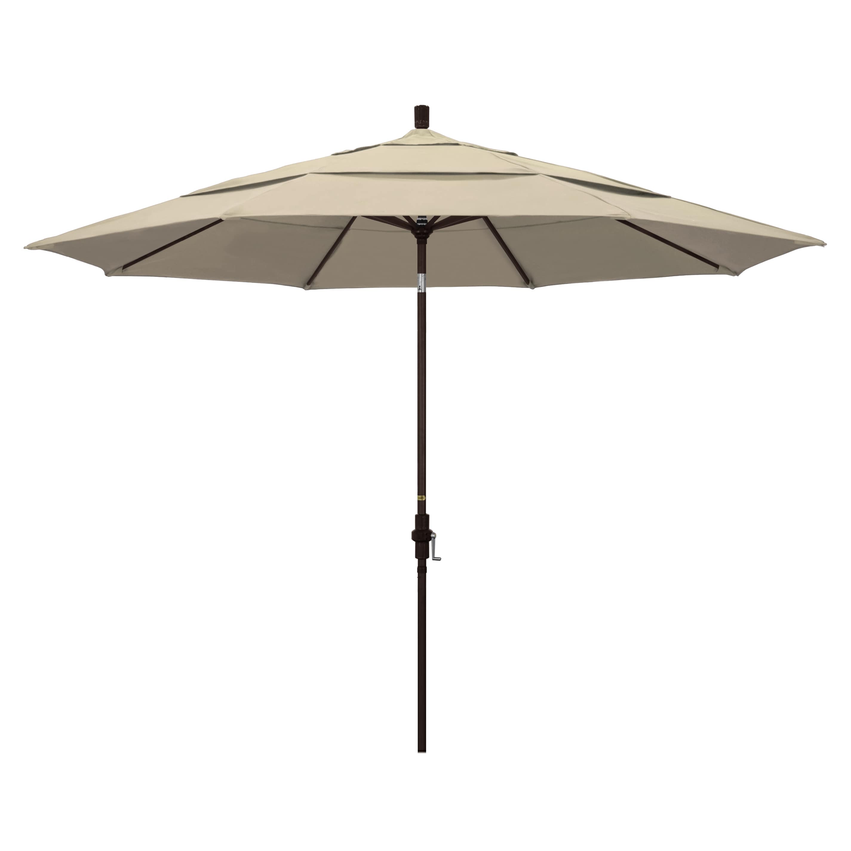 California Umbrella 194061958469 11-Feet Aluminum Beige Market Patio Umbrella
