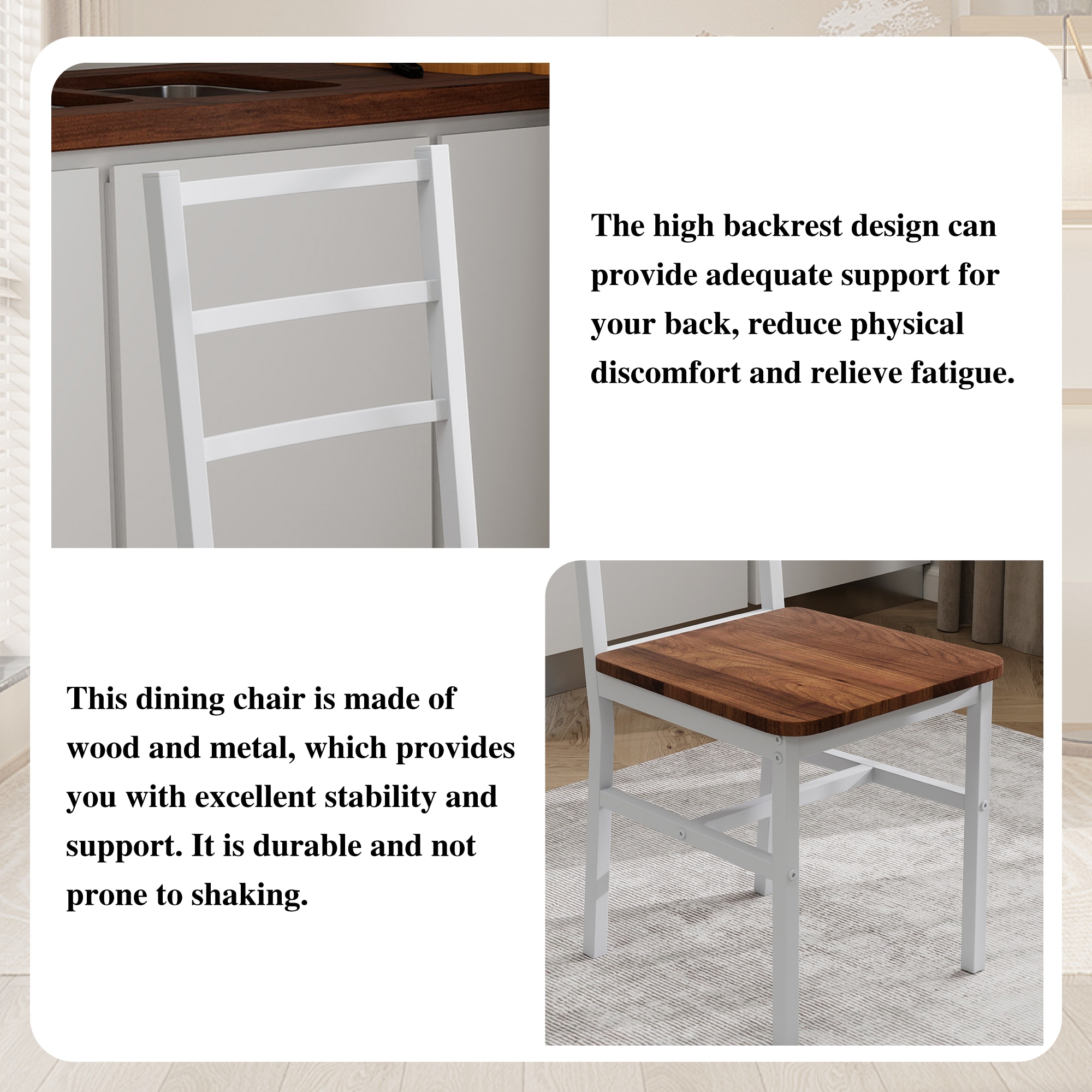 Hrinhom HC-D7021-BROWN Dining-Sets - View #5