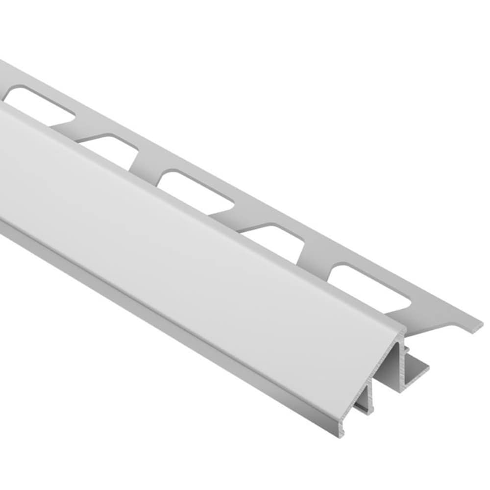 Schluter Systems AEU125 Reno-U 0.5-in W x 98.5-in L Satin Anodized Aluminum Aluminum Reducer Tile Edge Trim
