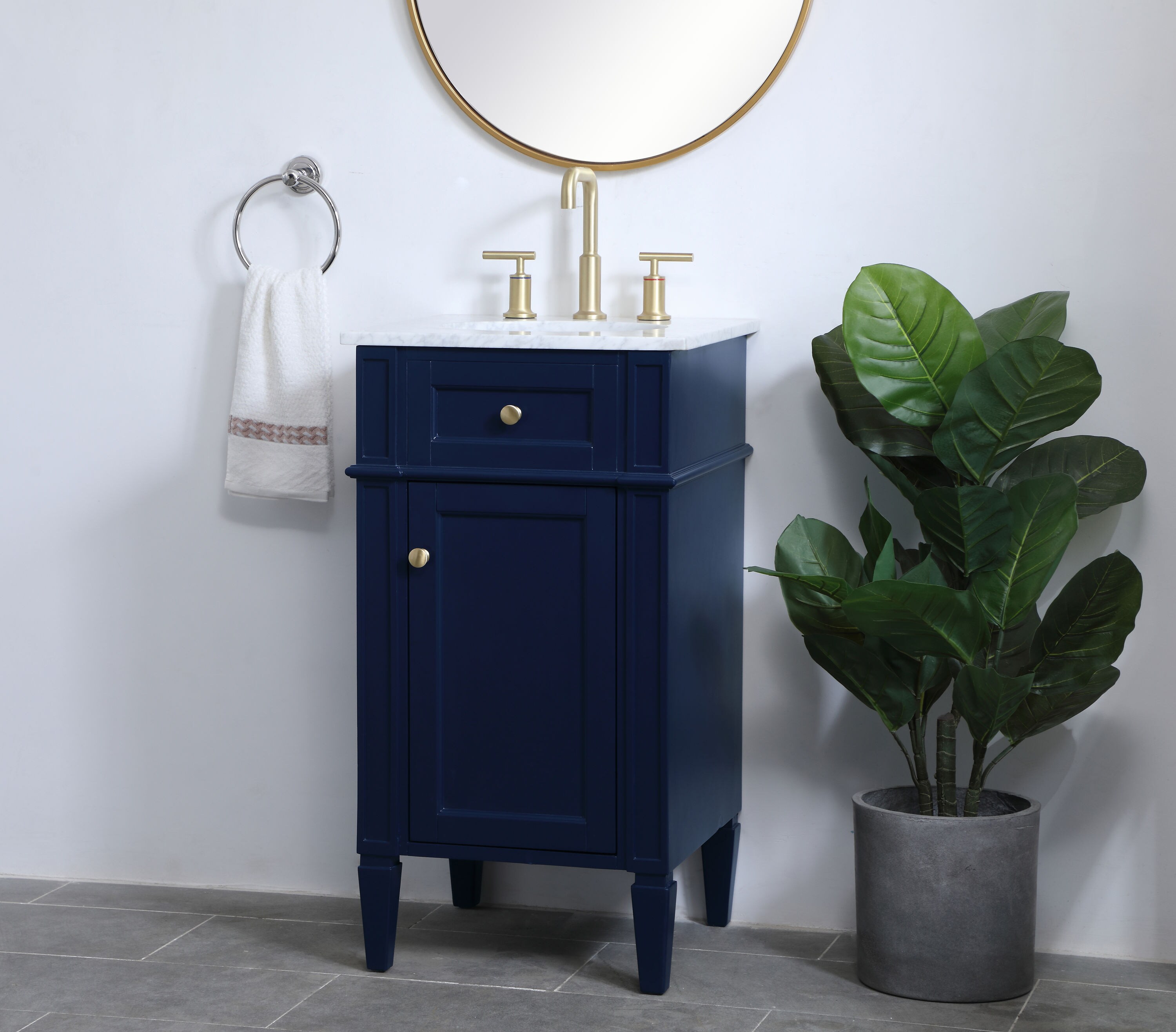 Elegant Decor HF37554BL Bath-Vanity-Combo - View #3