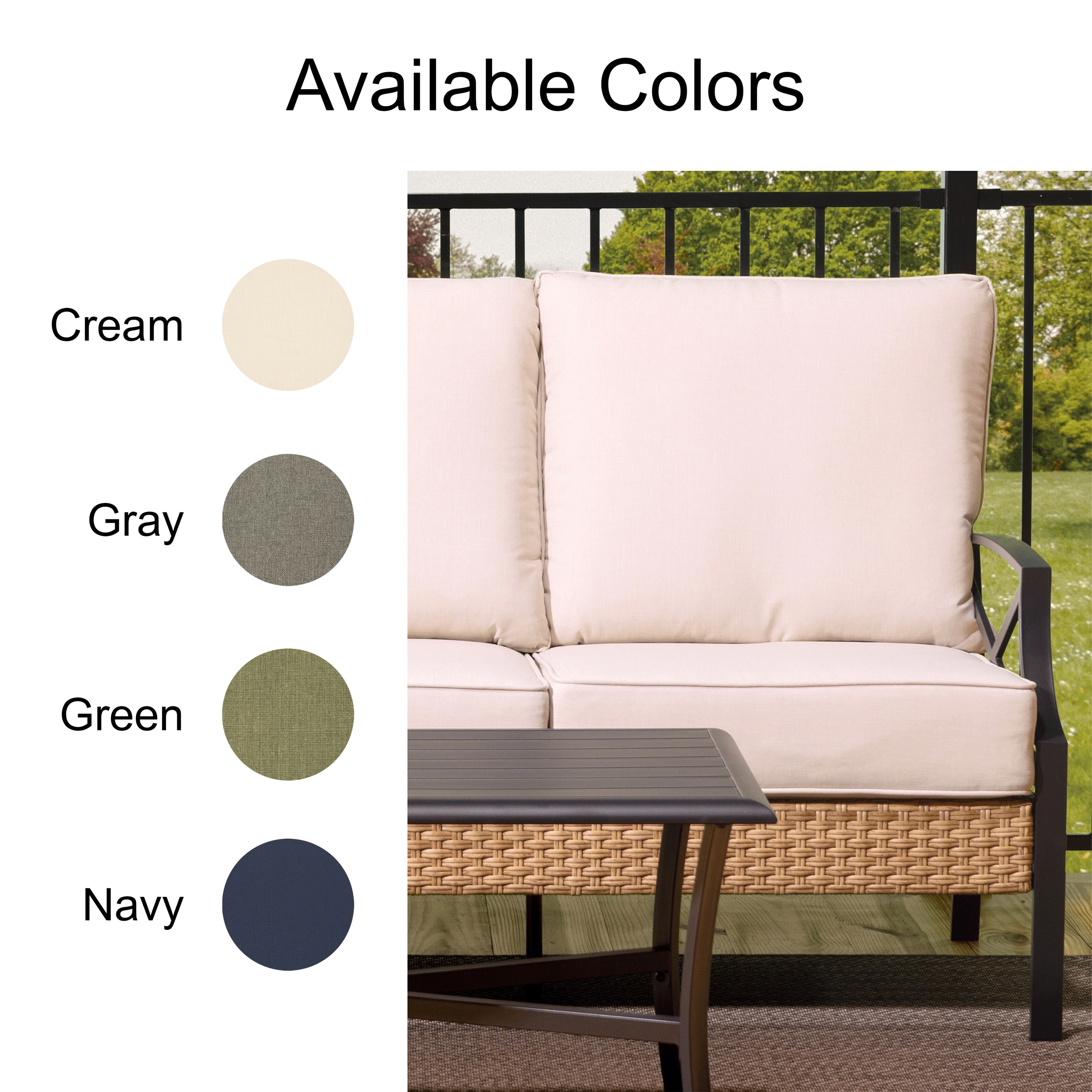 Style Selections ST-25S006BCRM Patio-Conversation-Sets - View #9