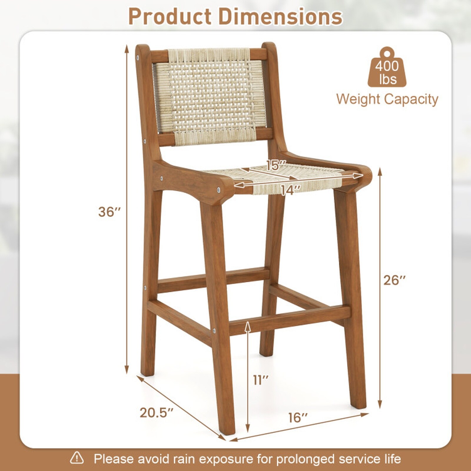 SUGIFT LW102SUGHY2063 Patio-Chairs - View #3