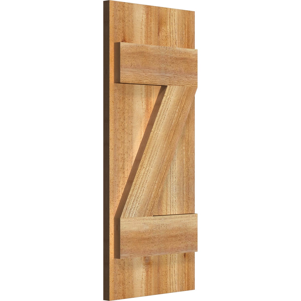 Ekena Millwork RBJ06Z11X025RWR Exterior-Shutters - View #2