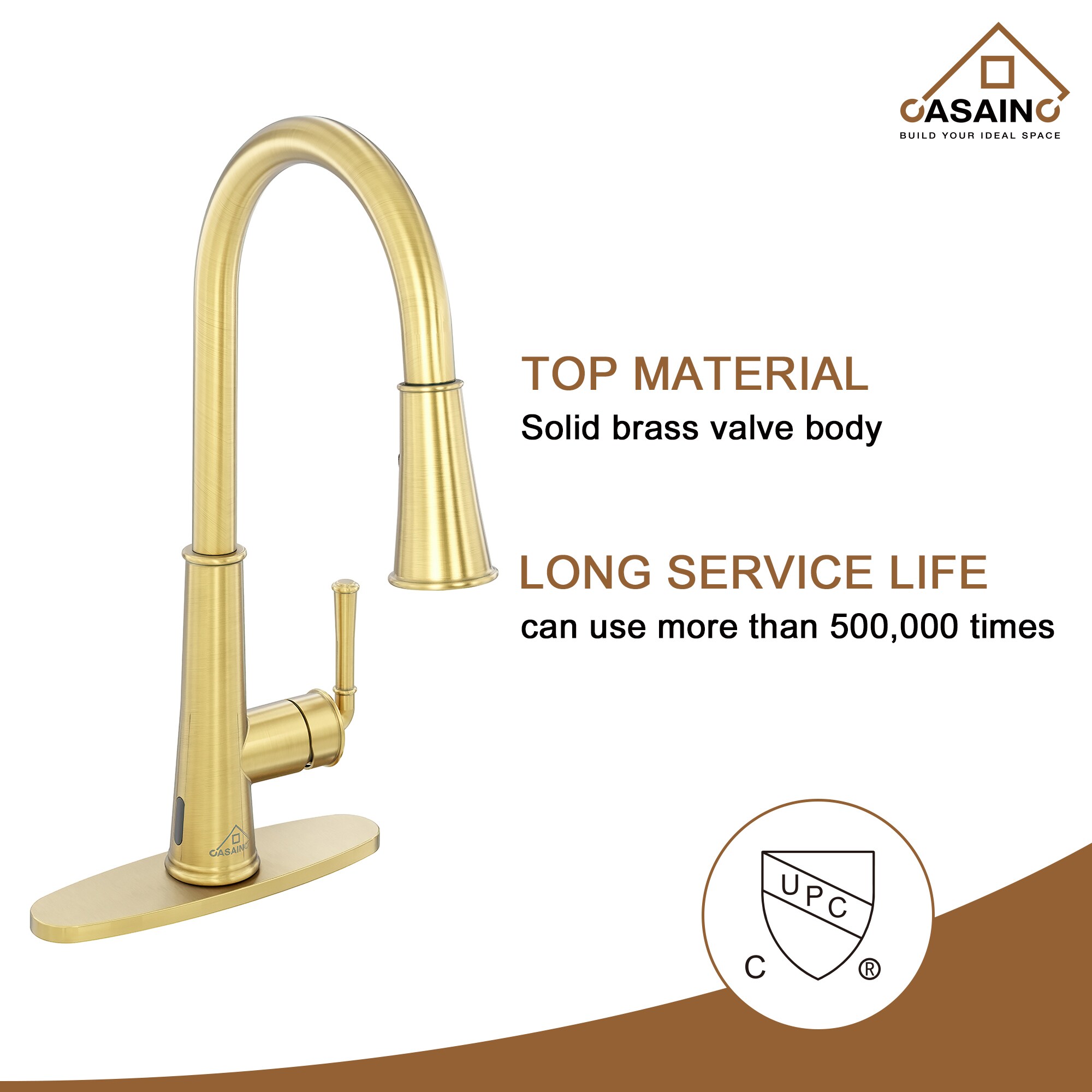 CASAINC CA-W3085-BG Kitchen-Faucets - View #7