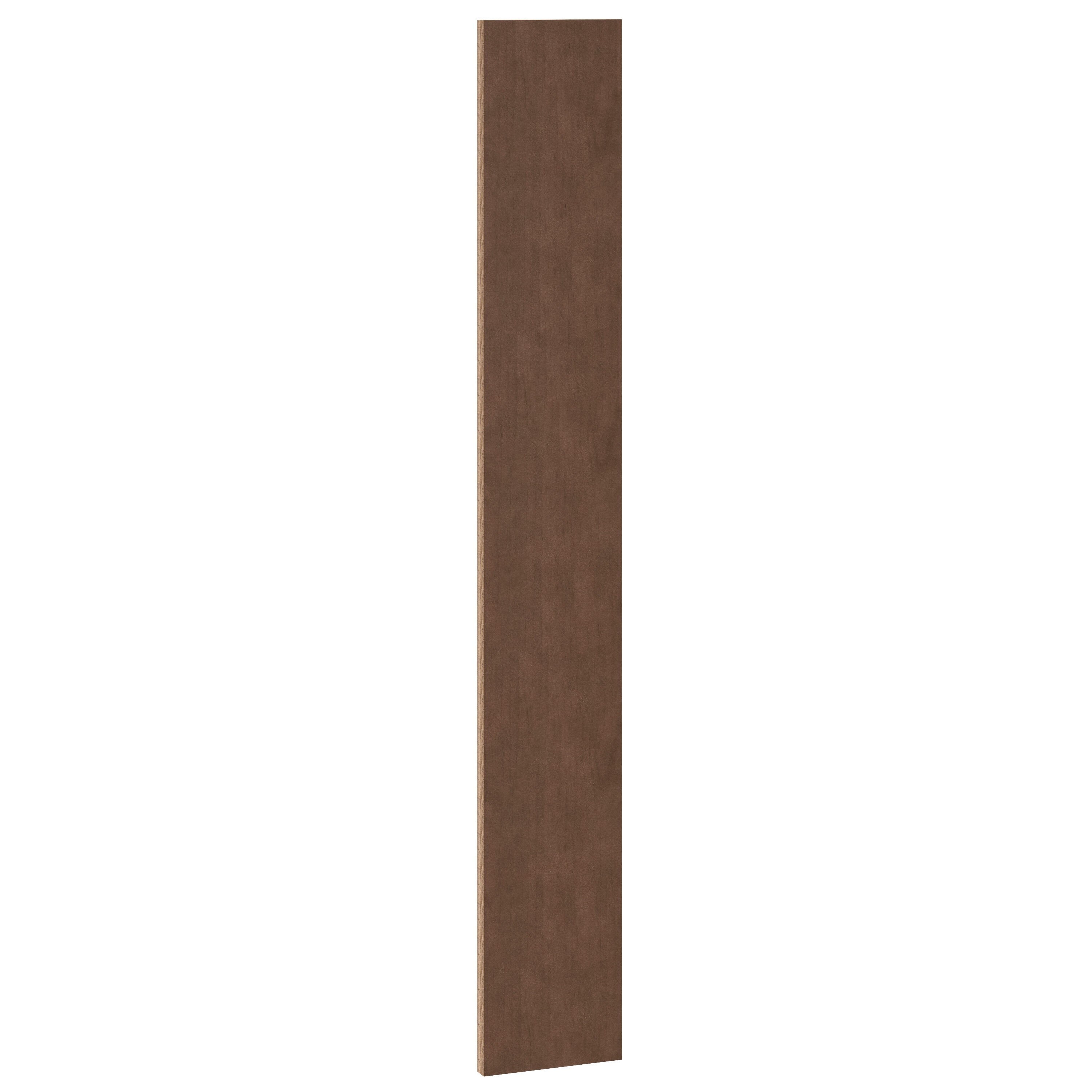 Diamond Express 310 F642 Cabinet Fill Strip 6-in W x 42-in H x 0.75-in D Thatch Brown Stained