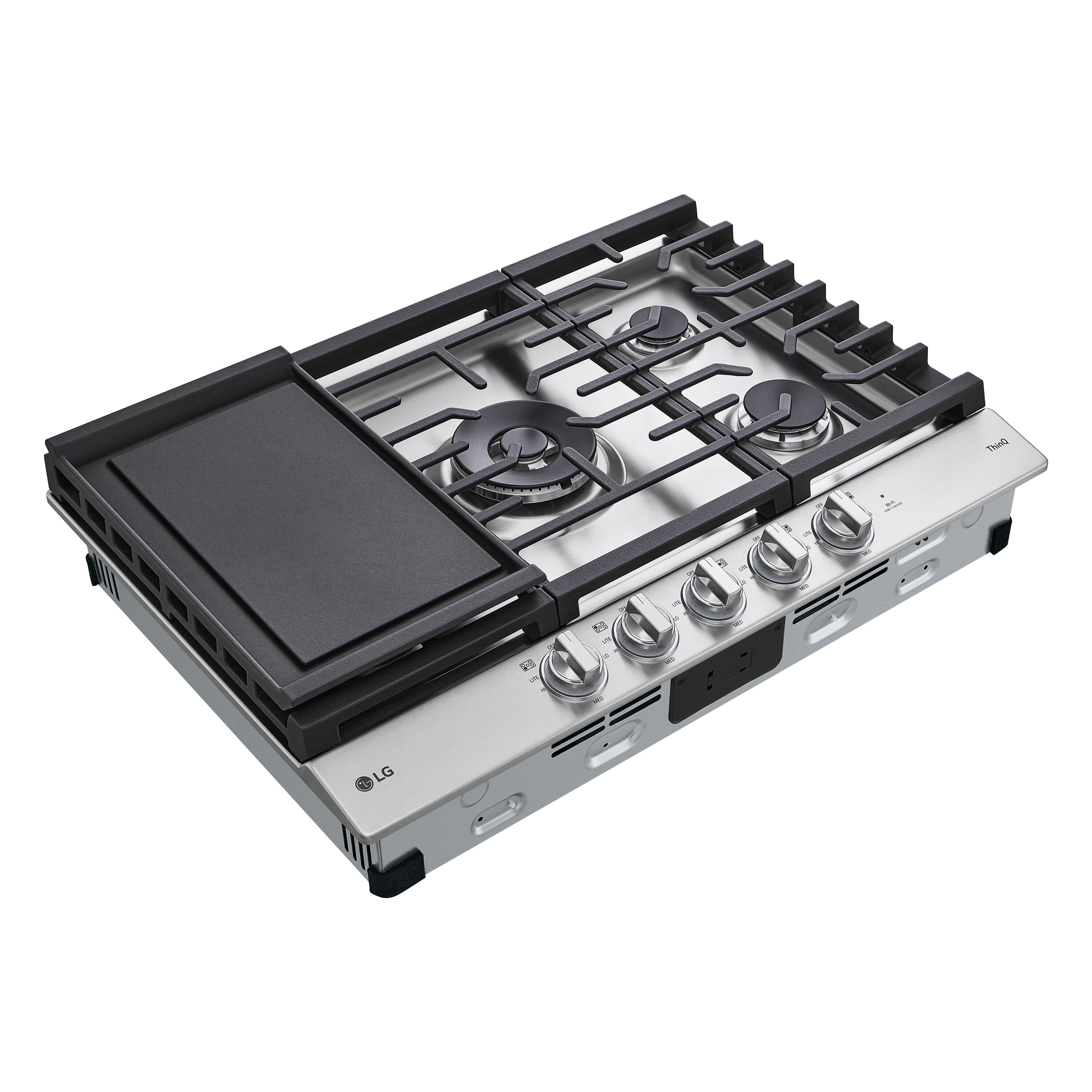 LG 30 Built-In Electric Cooktop with 5 Elements and Warming Zone Black  LCE3010SB - Best Buy