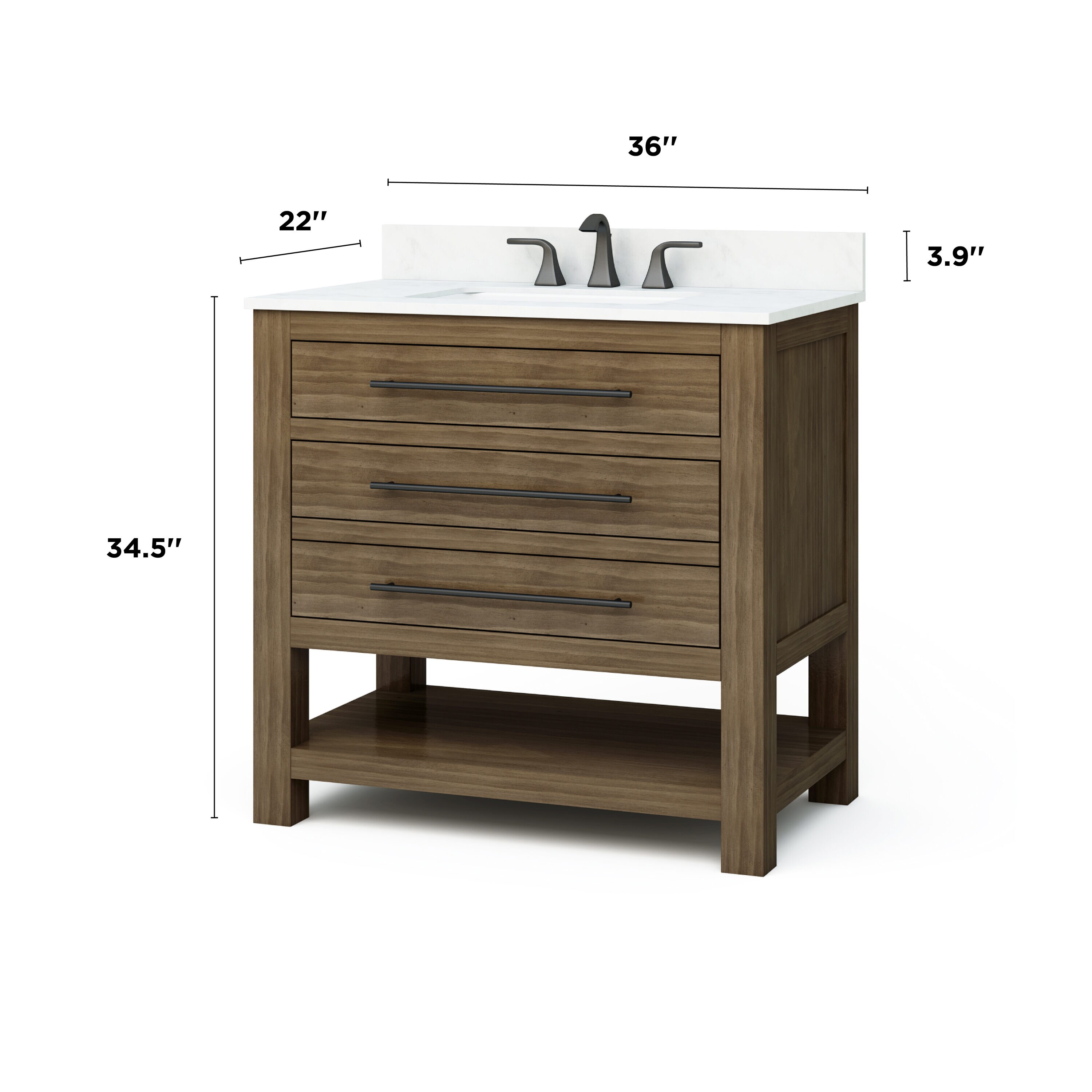 allen + roth WSLW36IFV Bath-Vanity-Combo - View #7