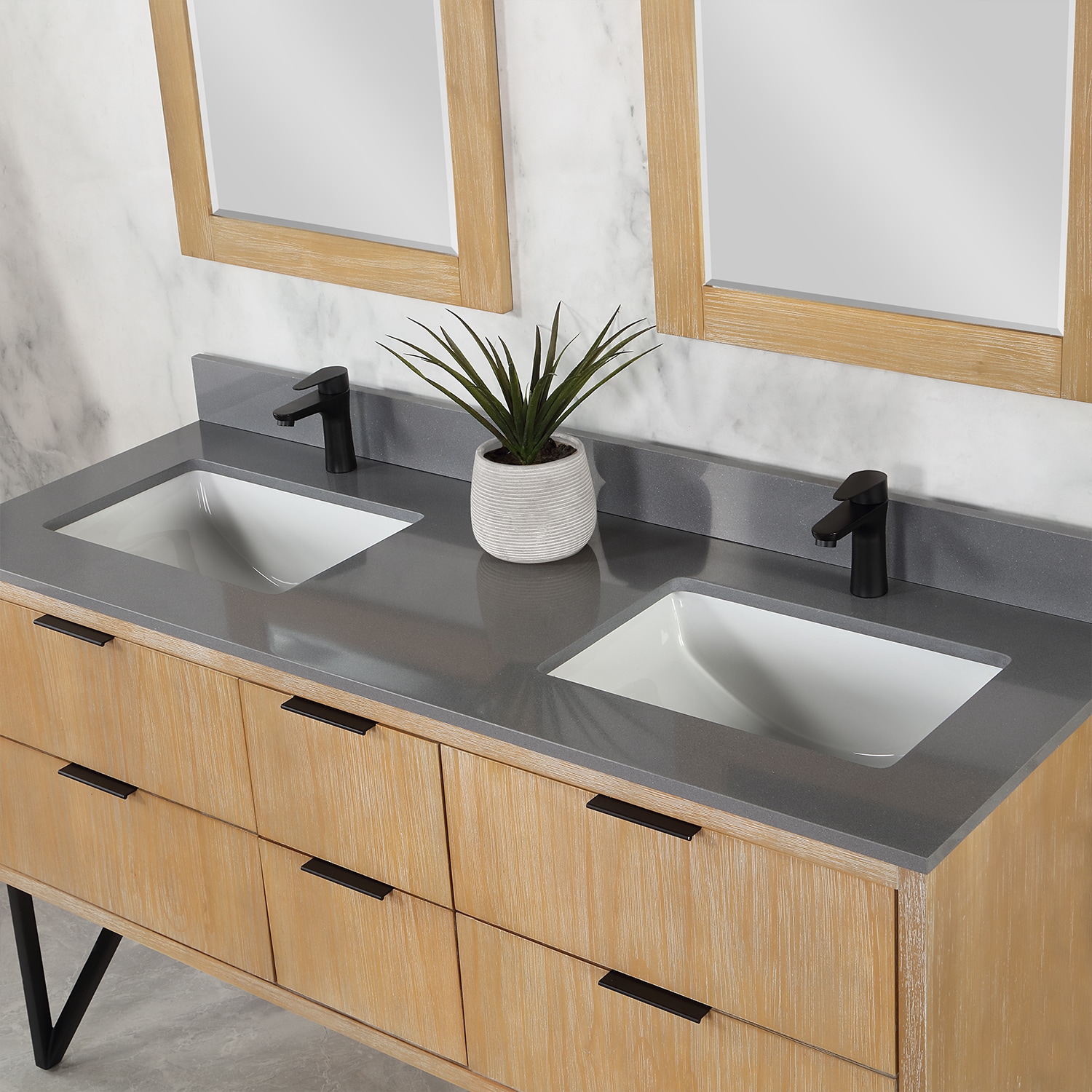 Altair 548060-WP-CG Bath-Vanity-Combo - View #3
