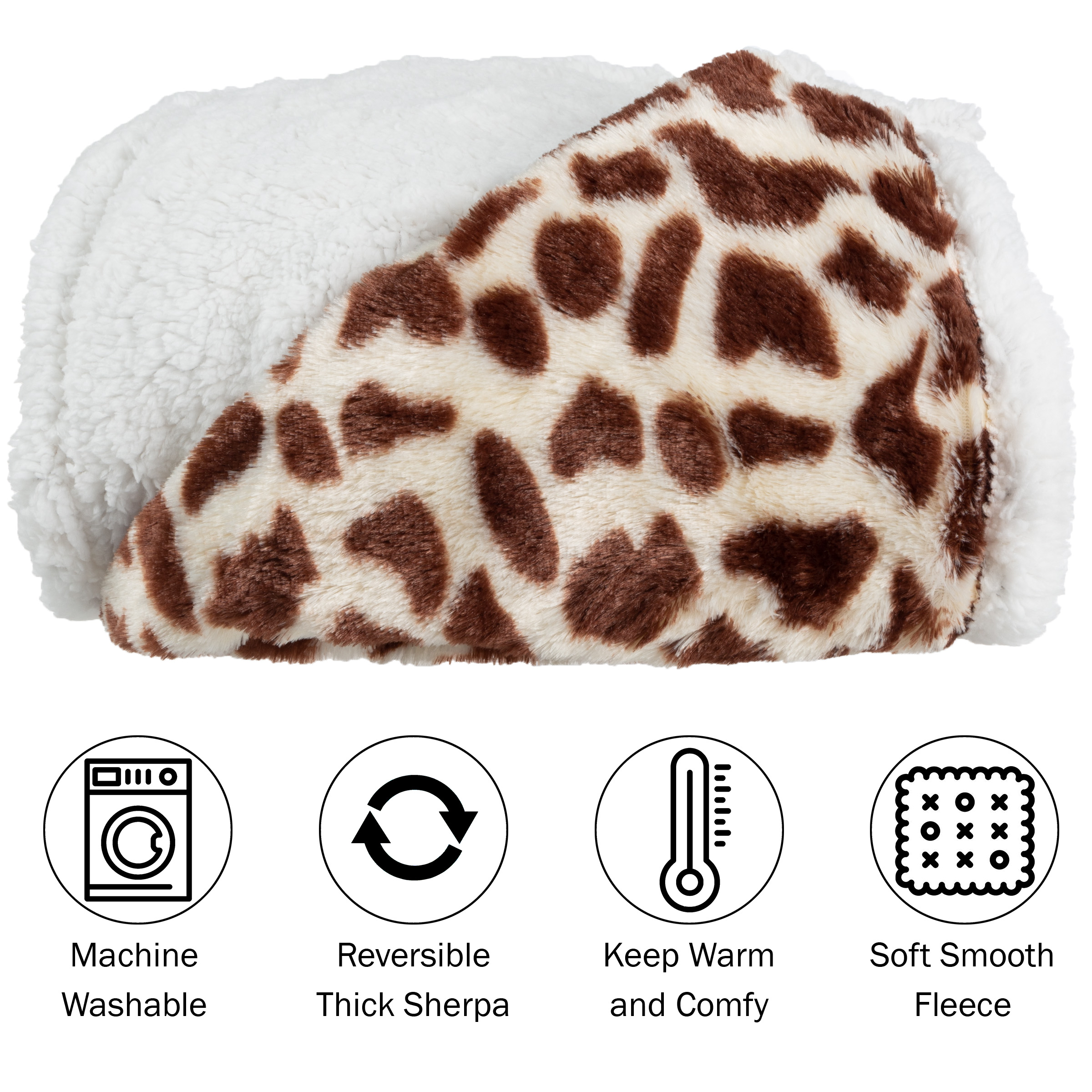 Lavish Home 61-00005-ANIMAL-GI Blankets-And-Throws - View #2